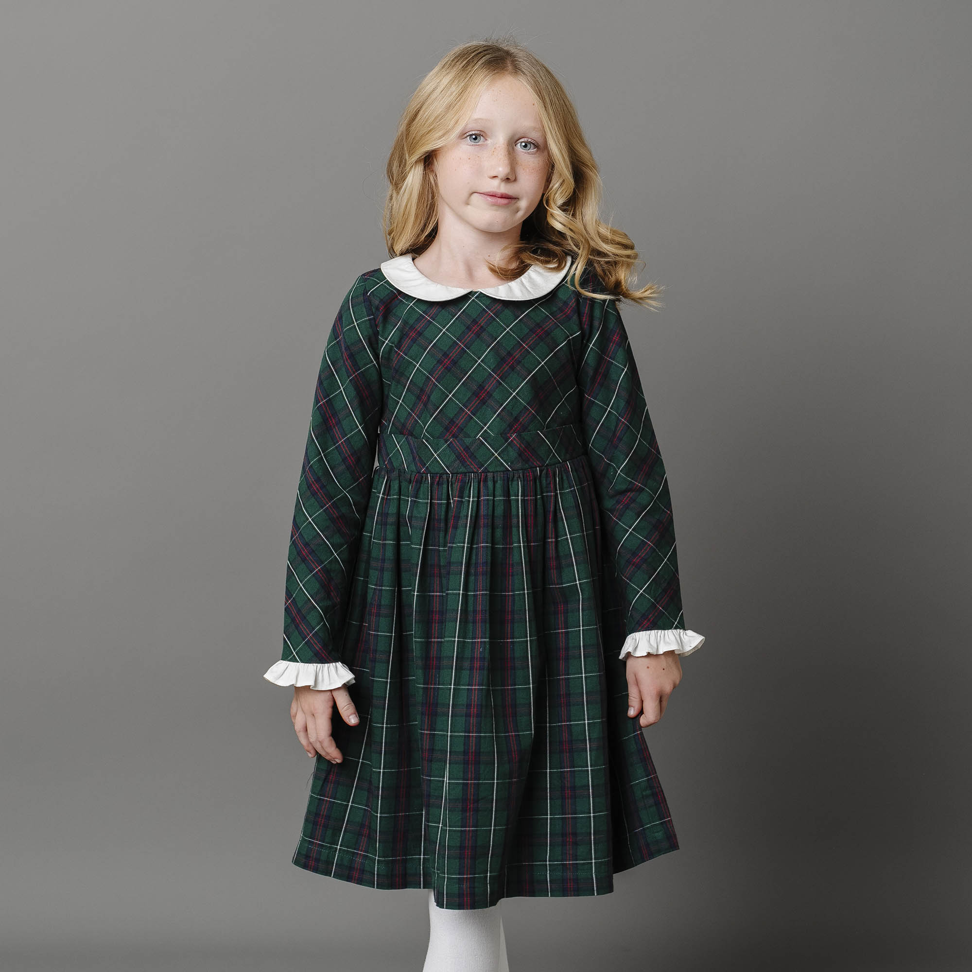 Organic Ruffle Cuff Party Dress