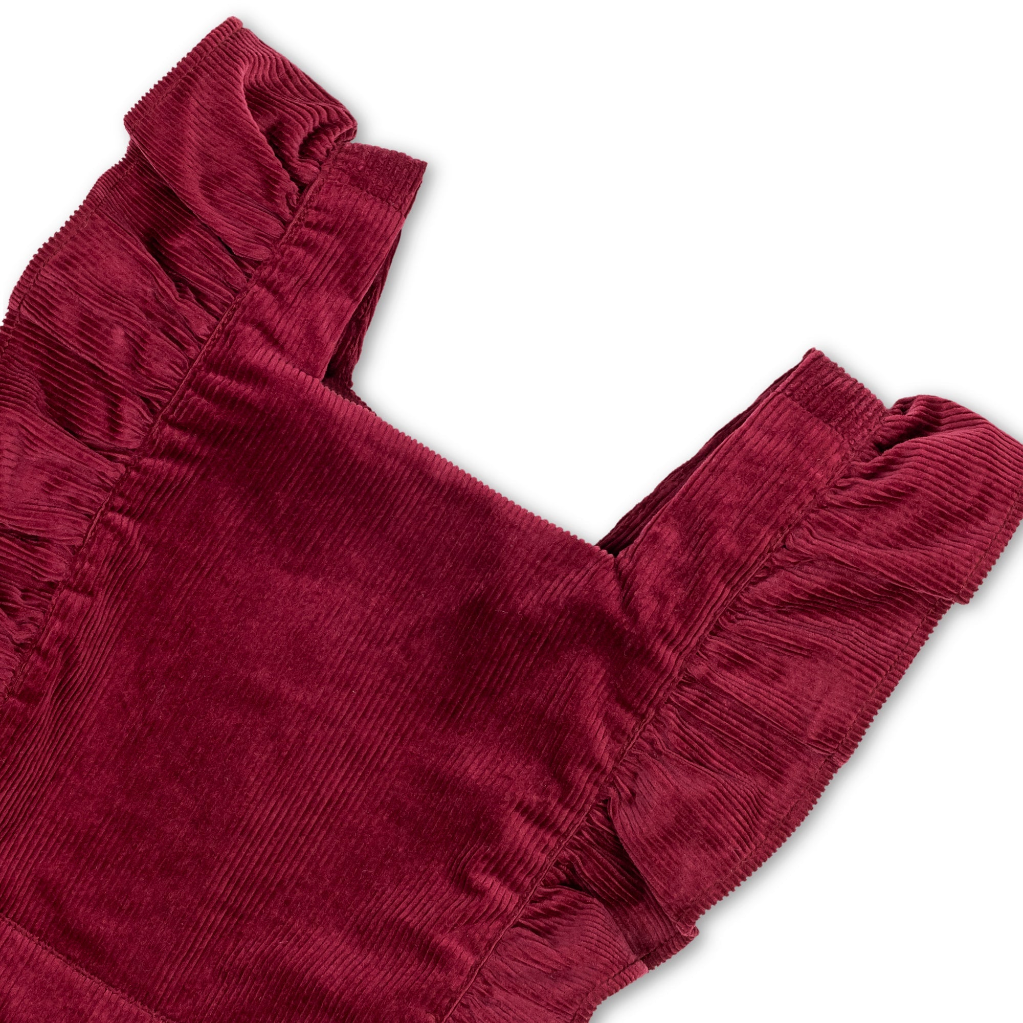 Organic Corduroy Ruffle Jumper