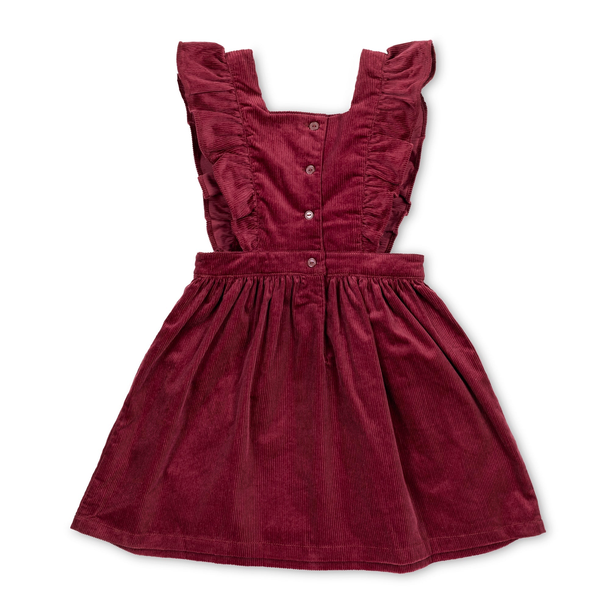 Organic Corduroy Ruffle Jumper