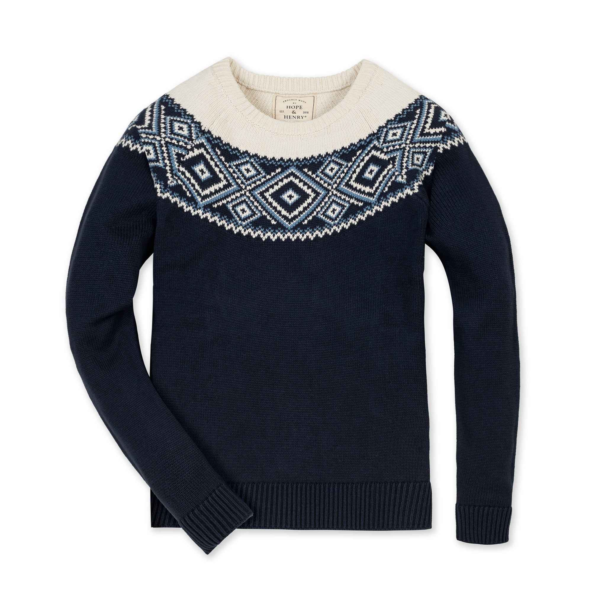 Fair Isle Raglan Sweater