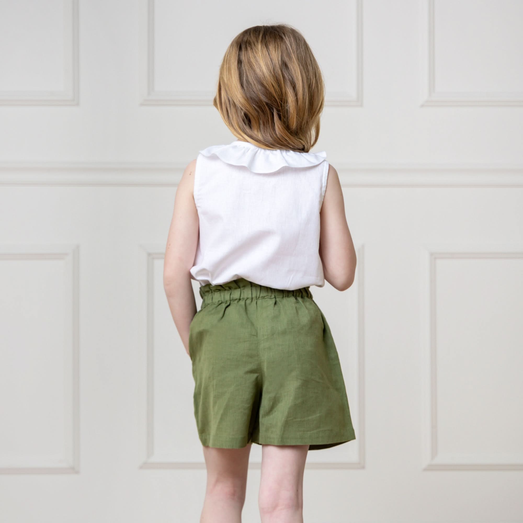 Ruffle Collar Top
