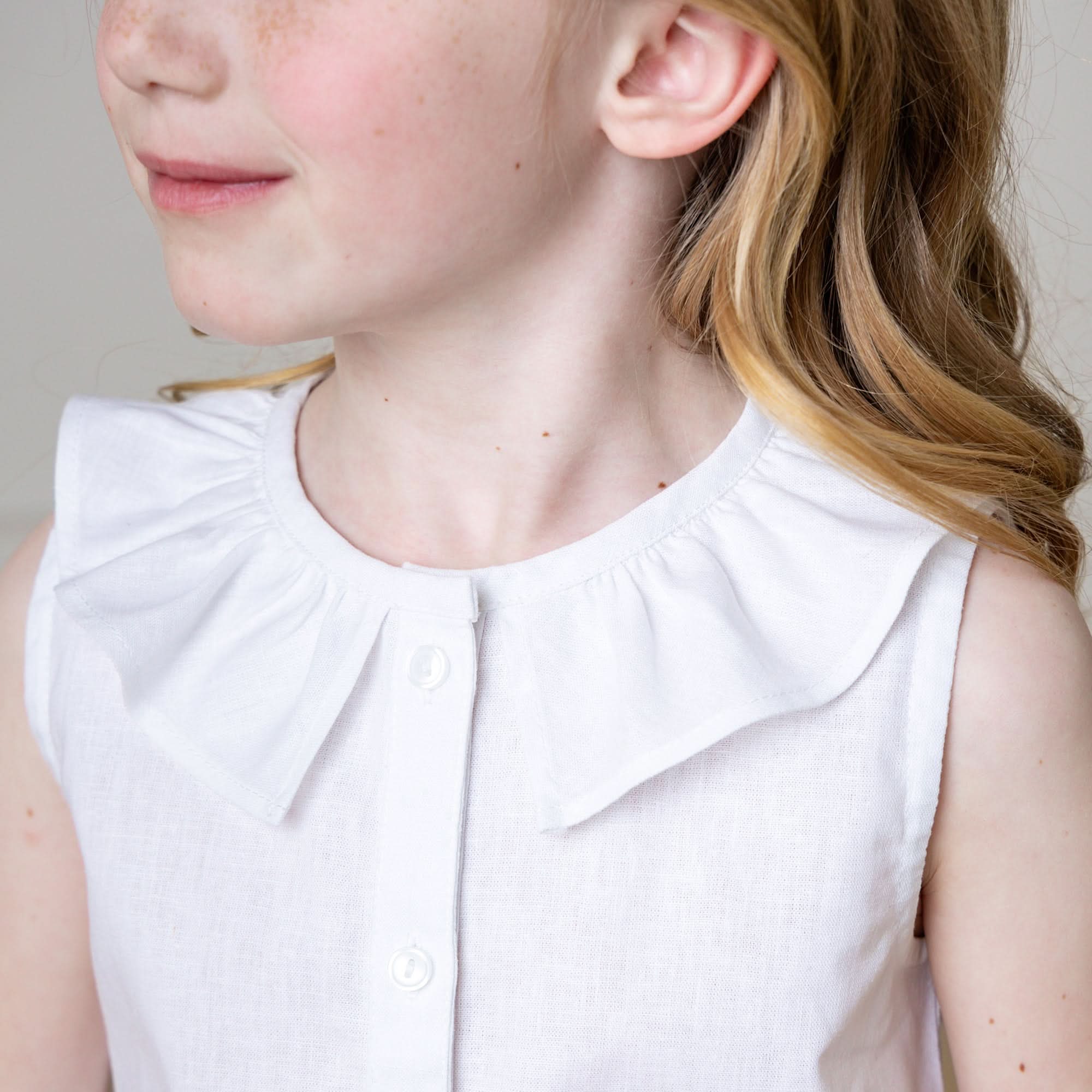 Ruffle Collar Top