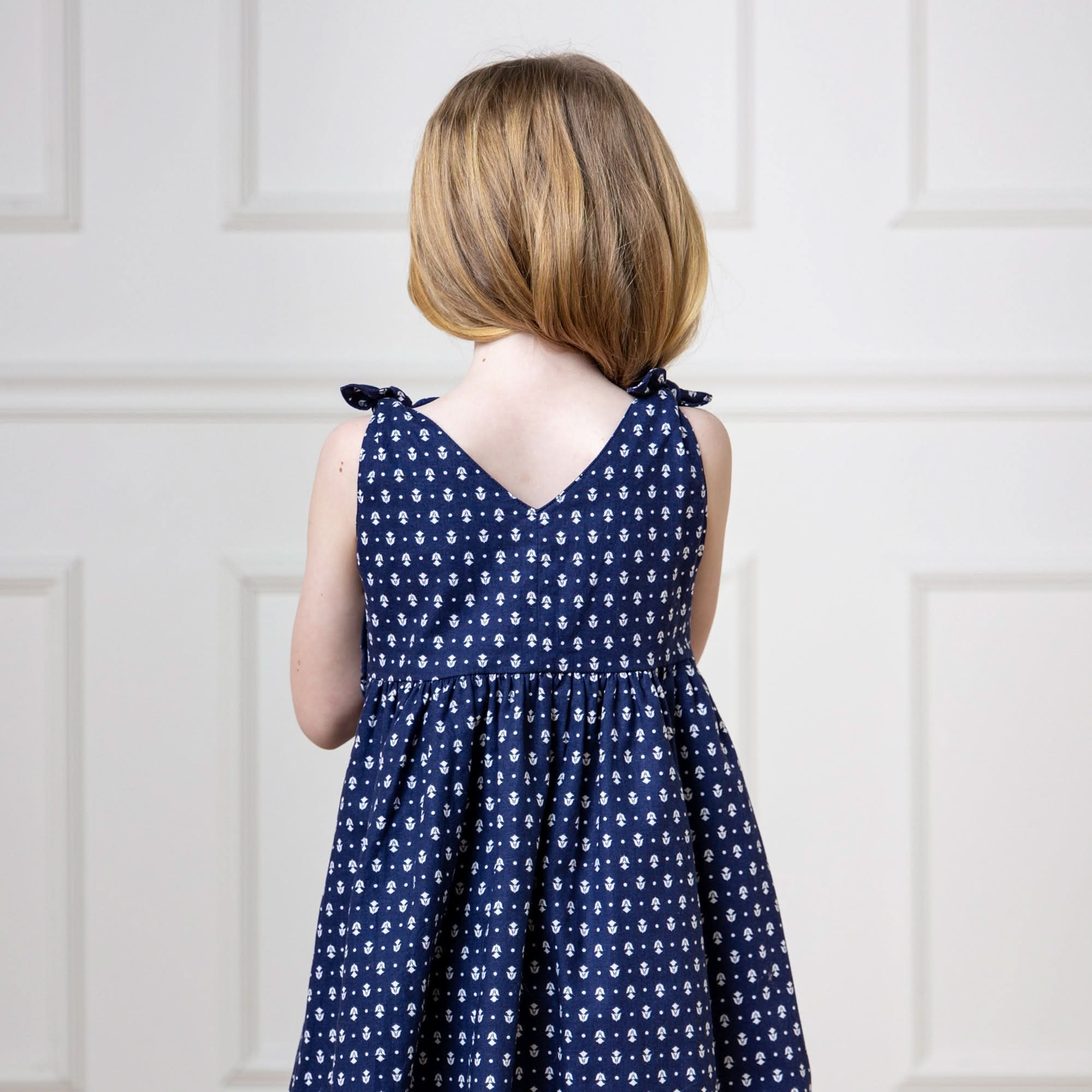 Bow Shoulder Swing Dress