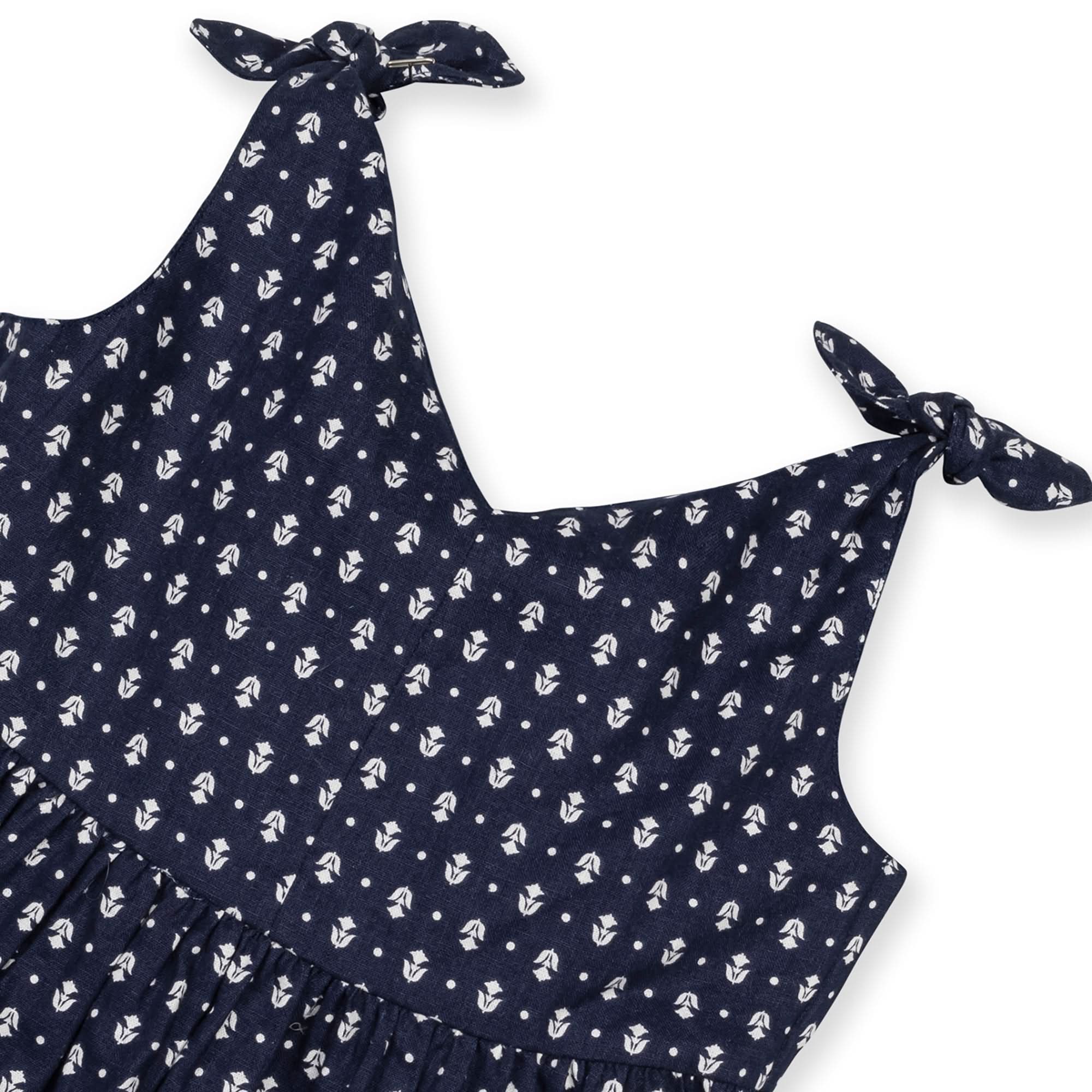 Bow Shoulder Swing Dress