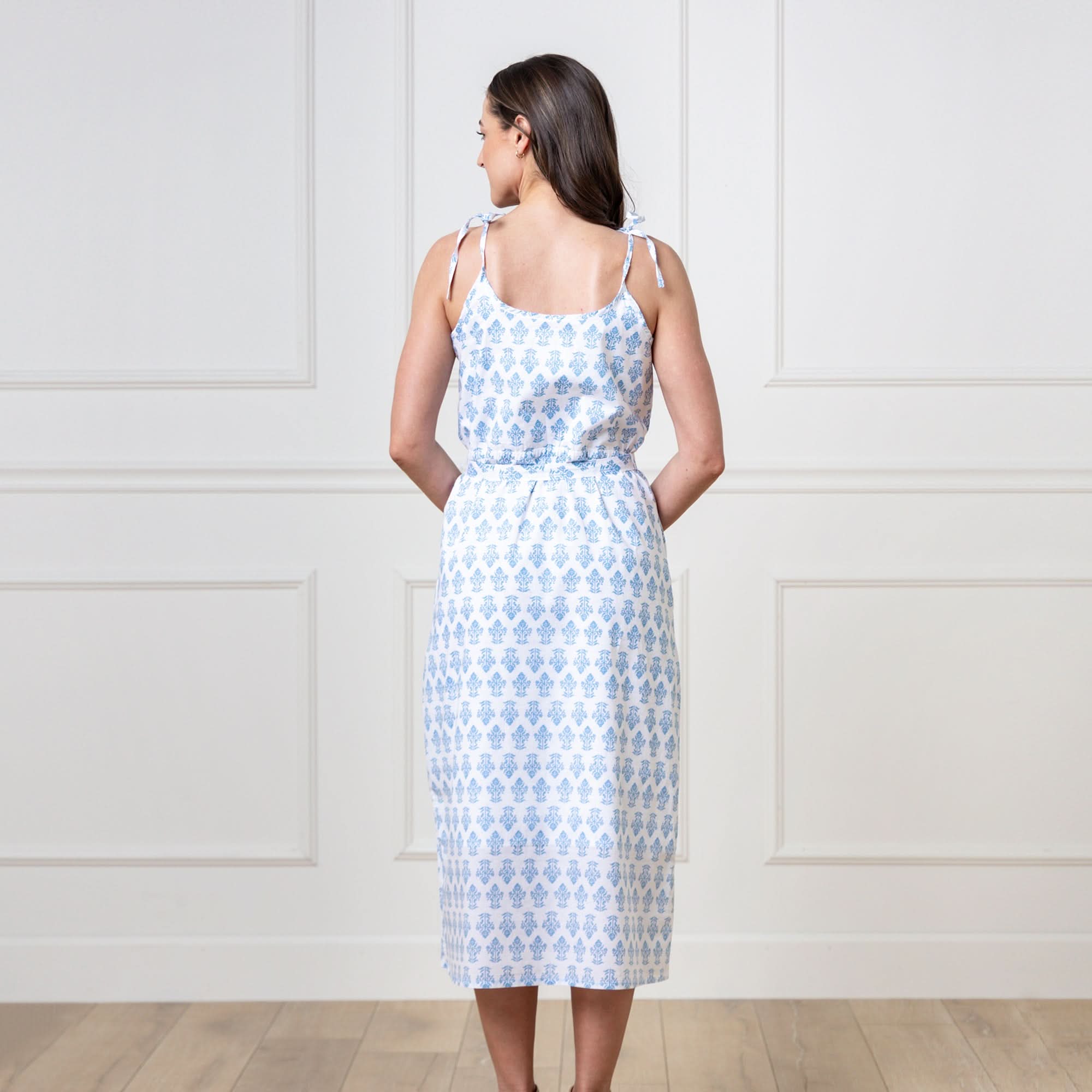 Organic Button Front Sundress