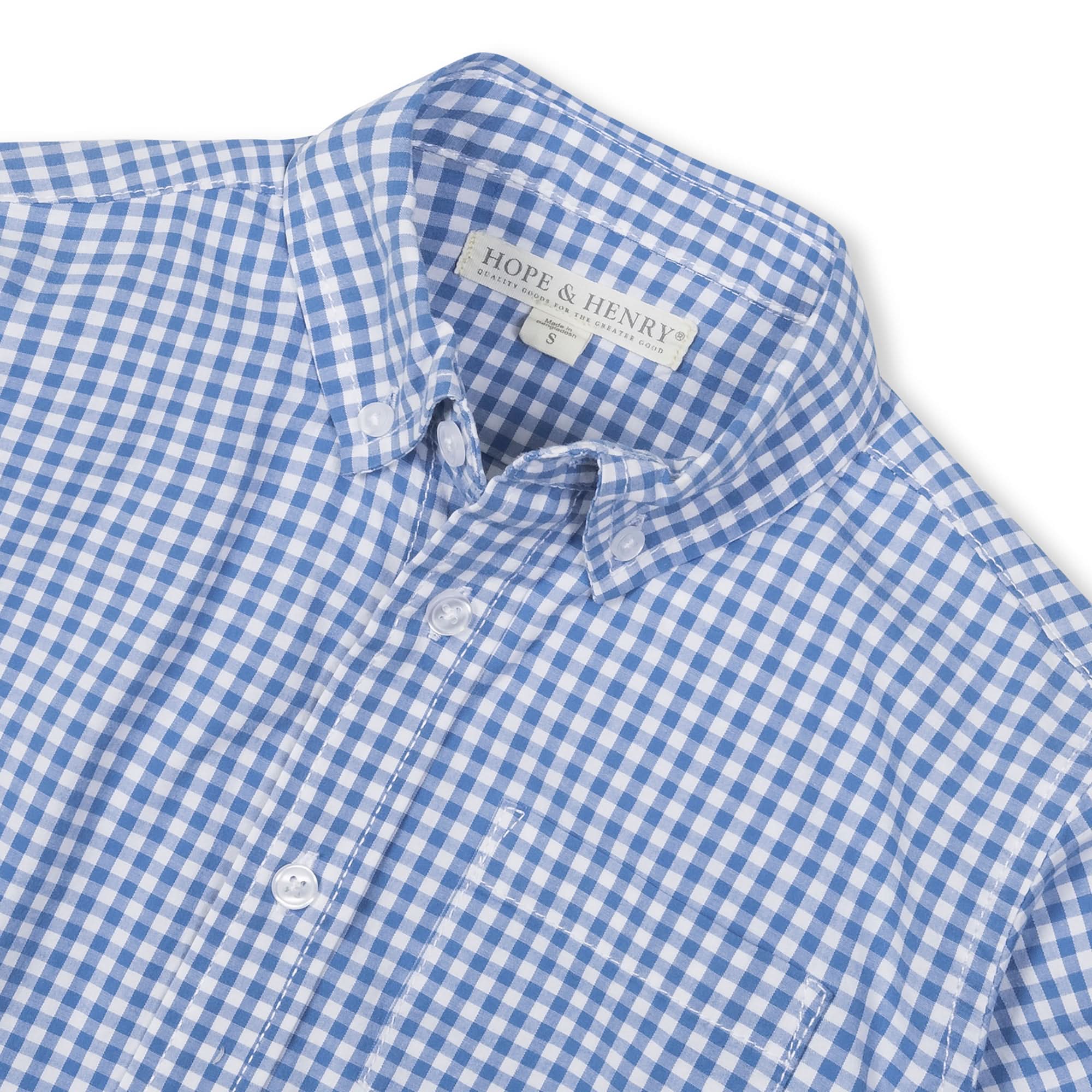 Stretch Organic Poplin Button Down Shirt