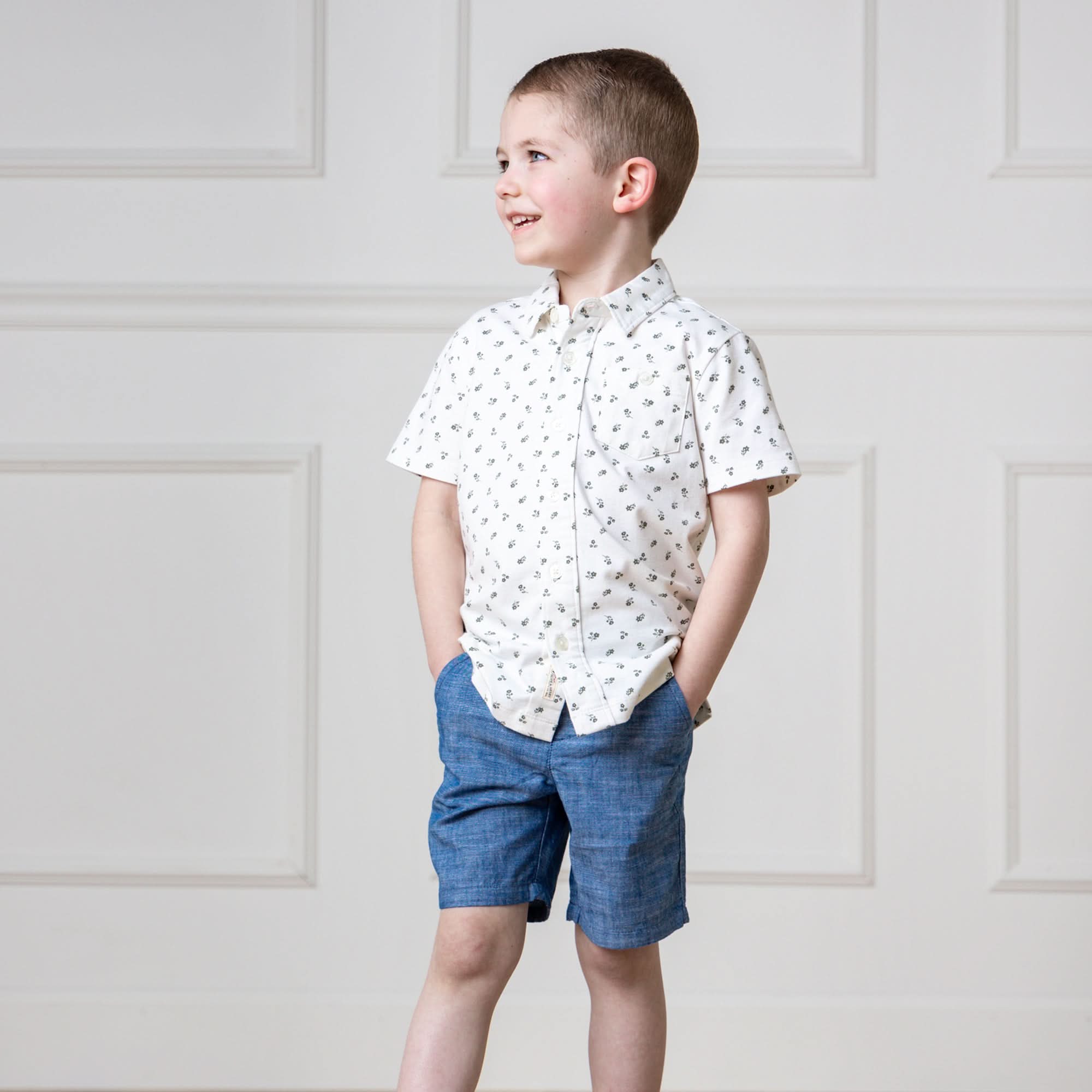 Organic Chambray Organic Short - Baby