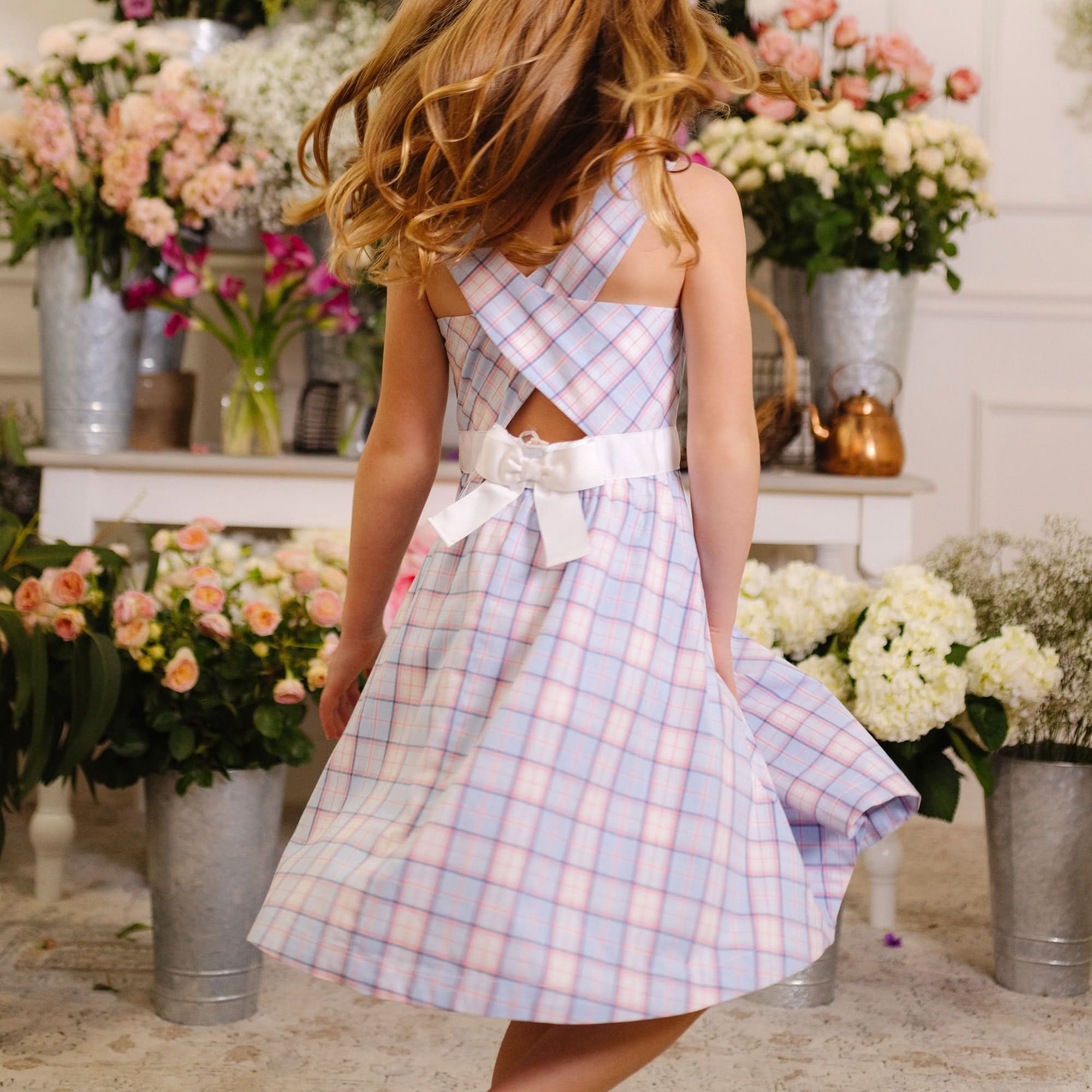 Organic Cross Back Party Dress