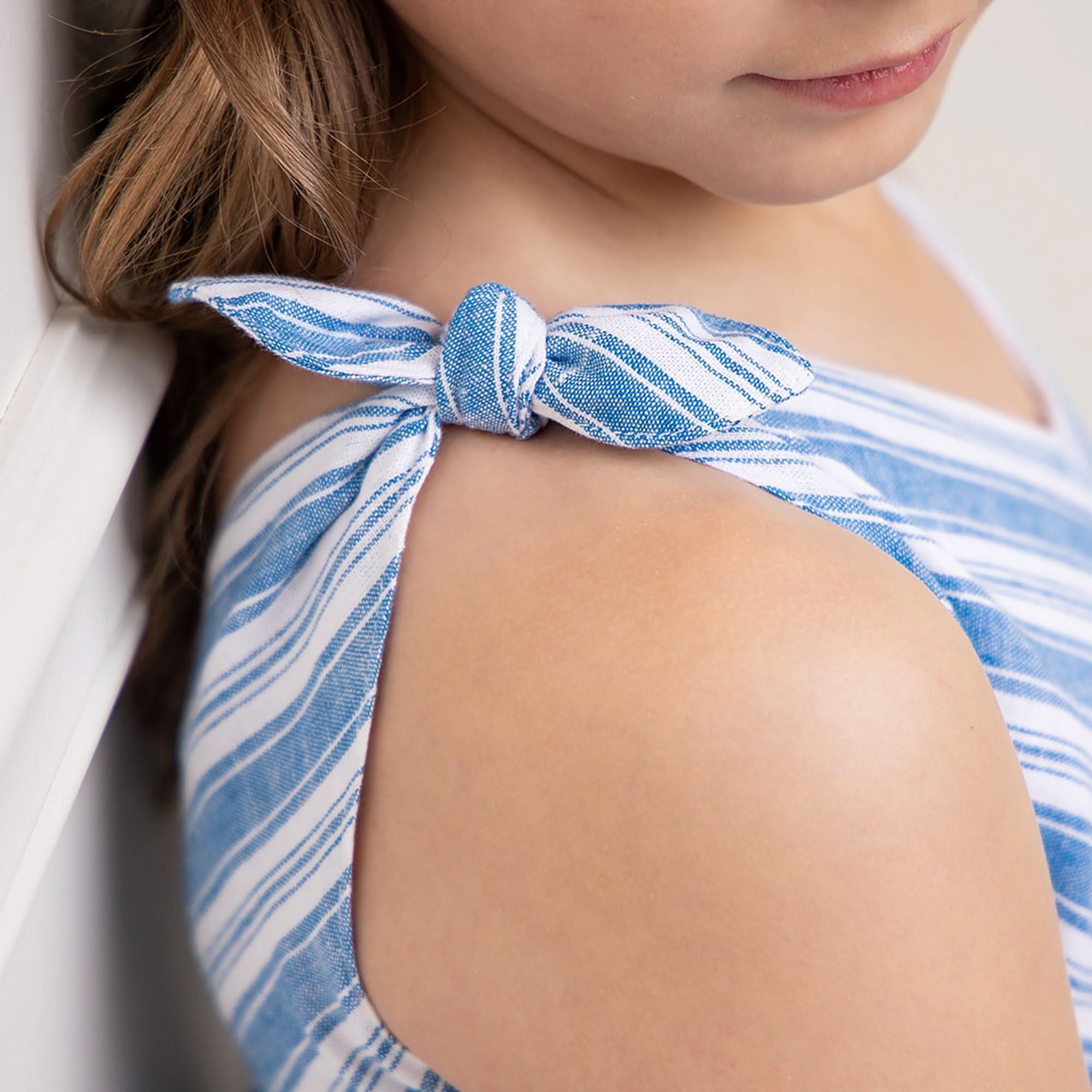 Bow Shoulder Swing Dress