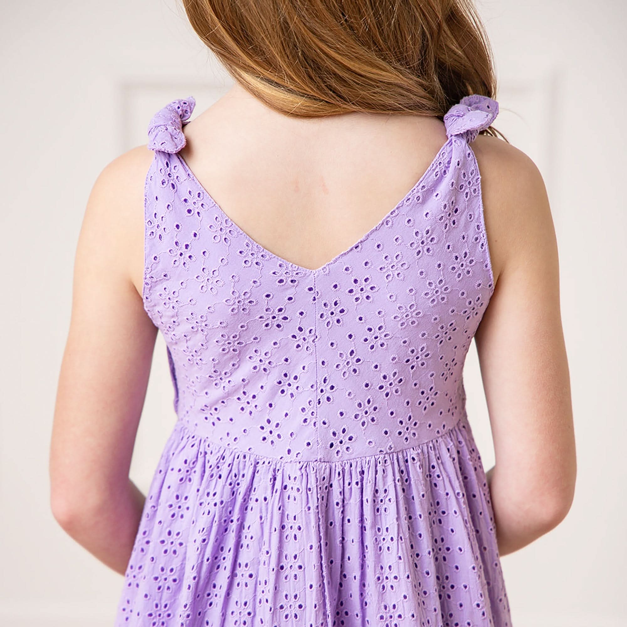 Bow Shoulder Organic Swing Dress