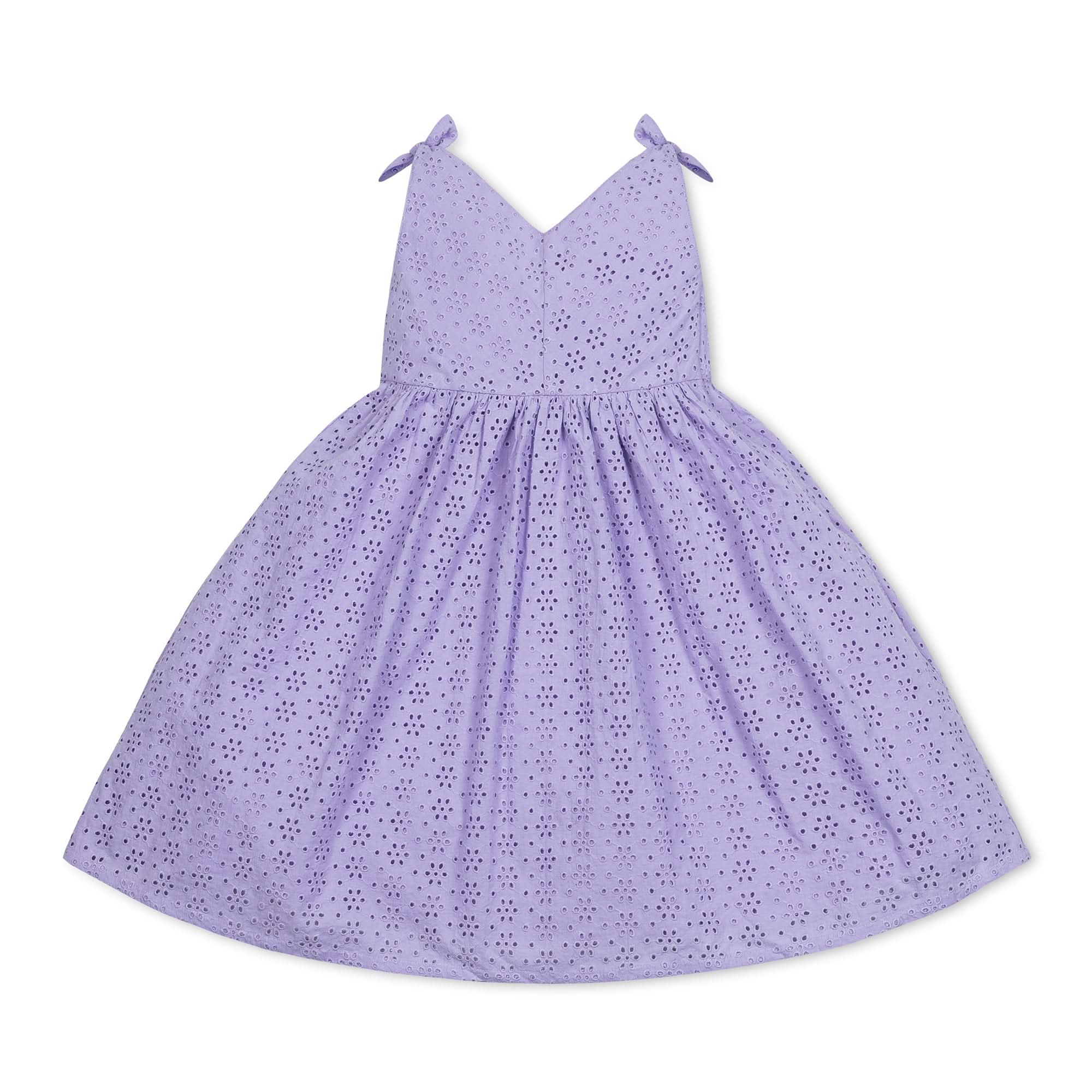 Bow Shoulder Organic Swing Dress