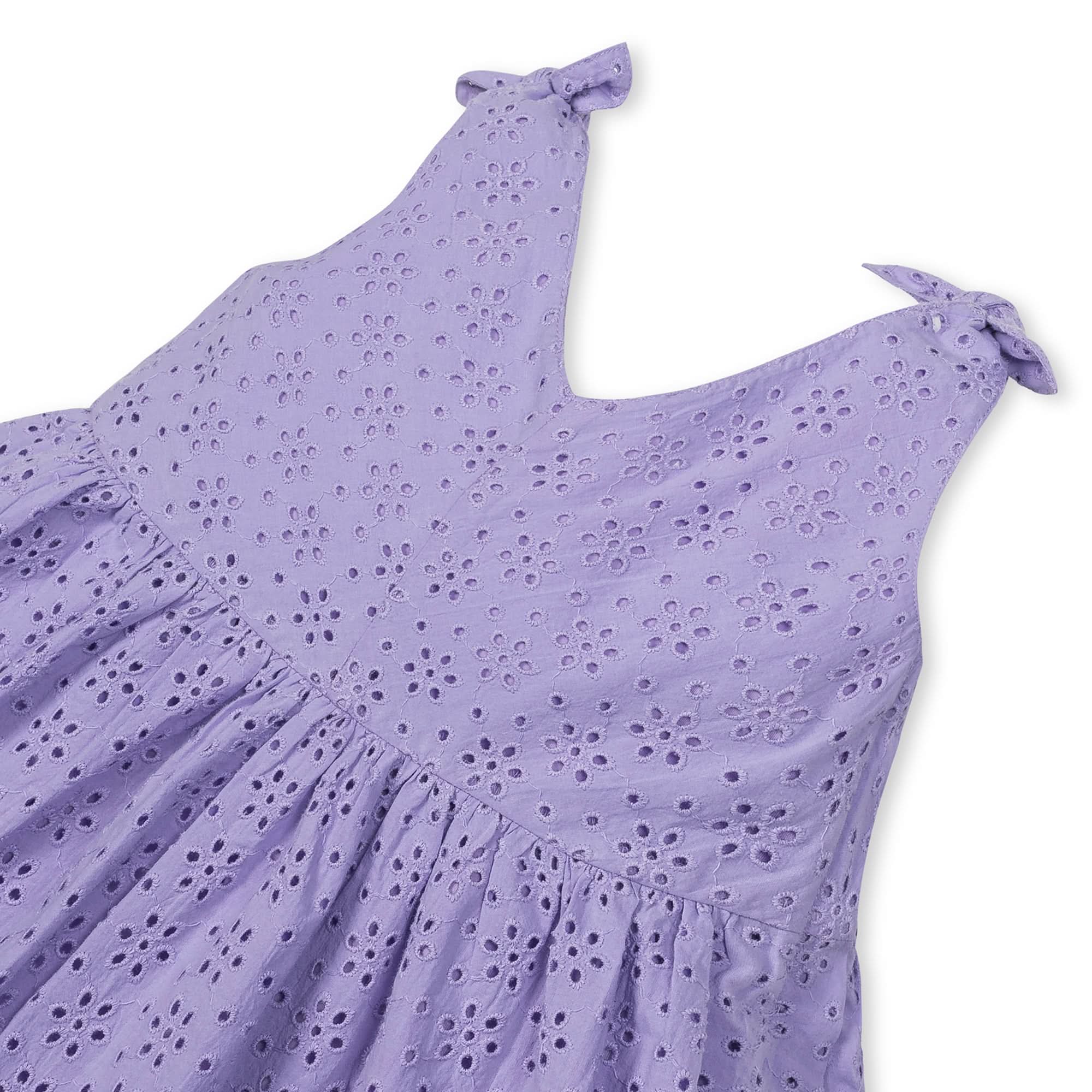 Bow Shoulder Organic Swing Dress