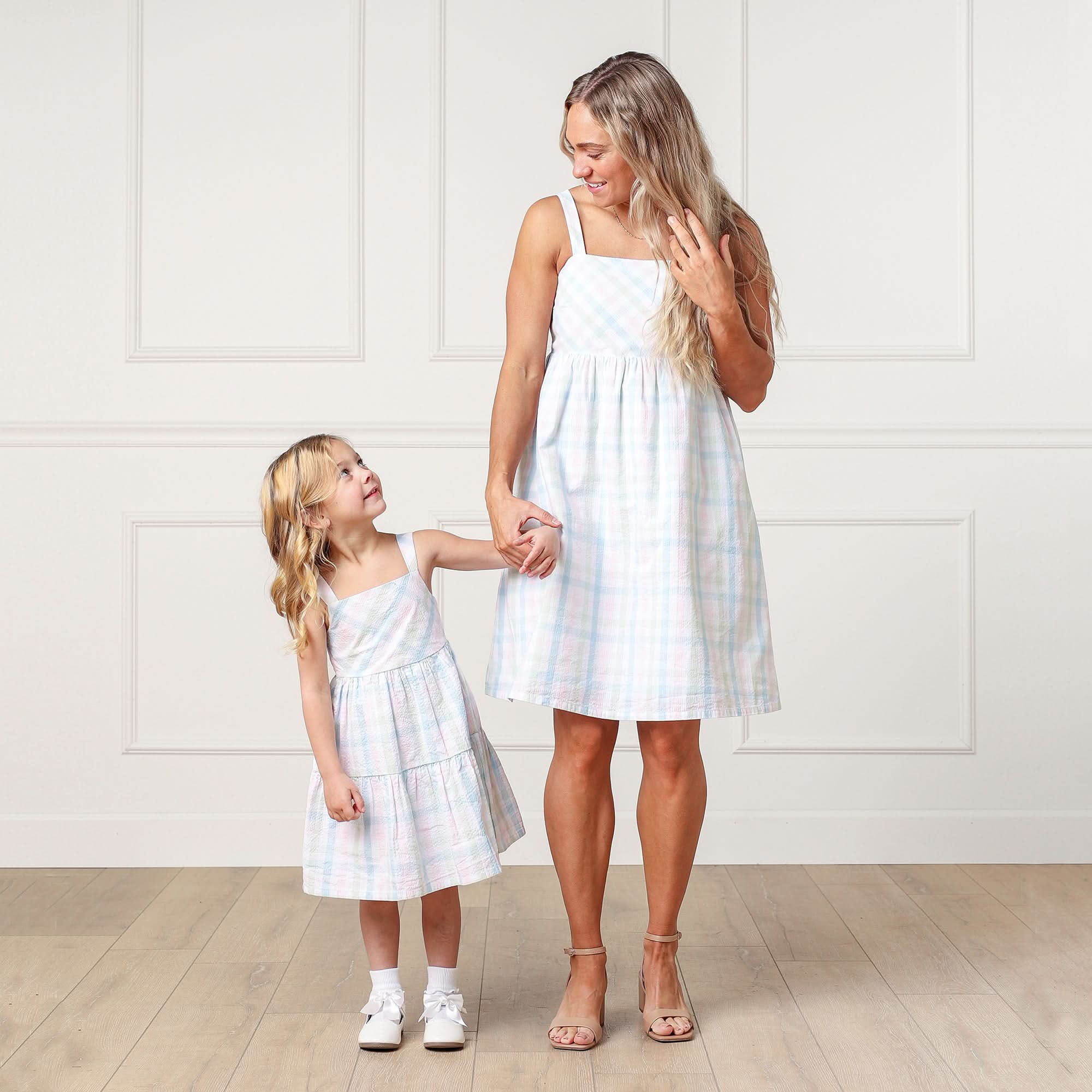 Organic Seersucker Sundress