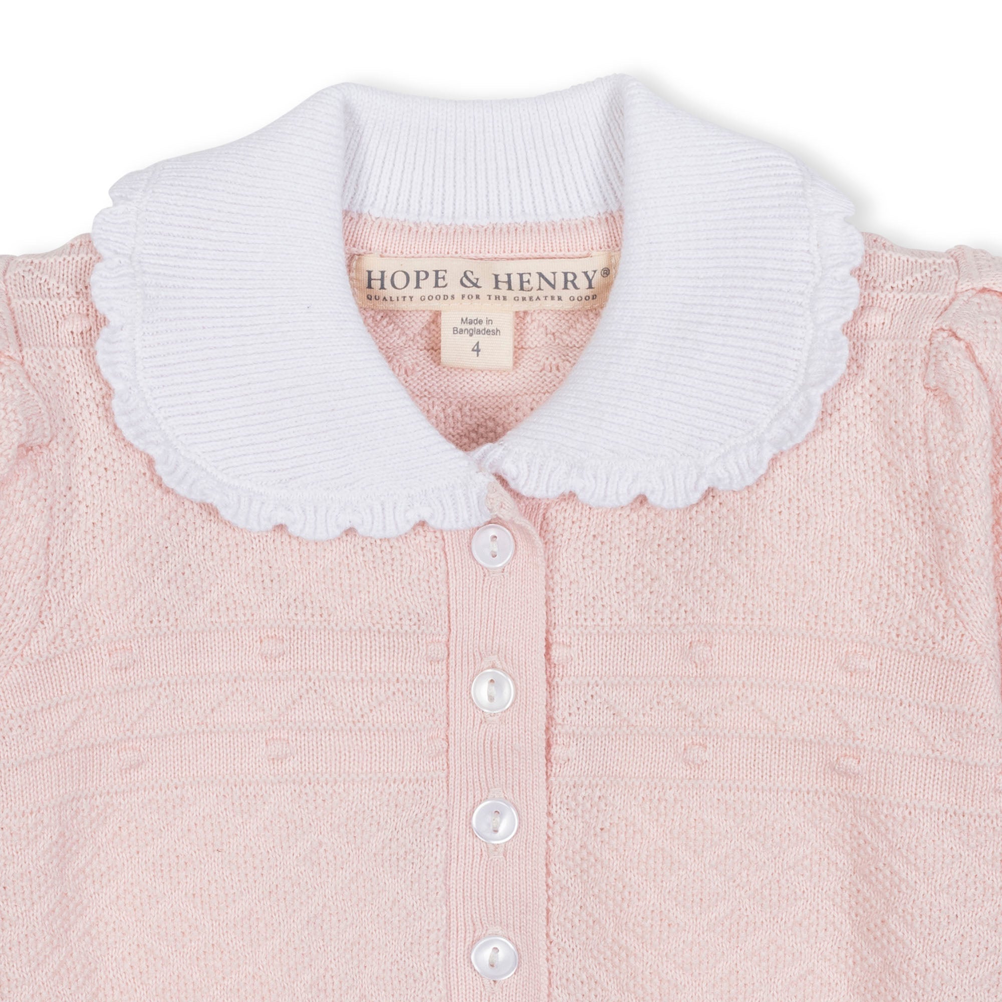 Organic Peter Pan Collar Sweater Dress