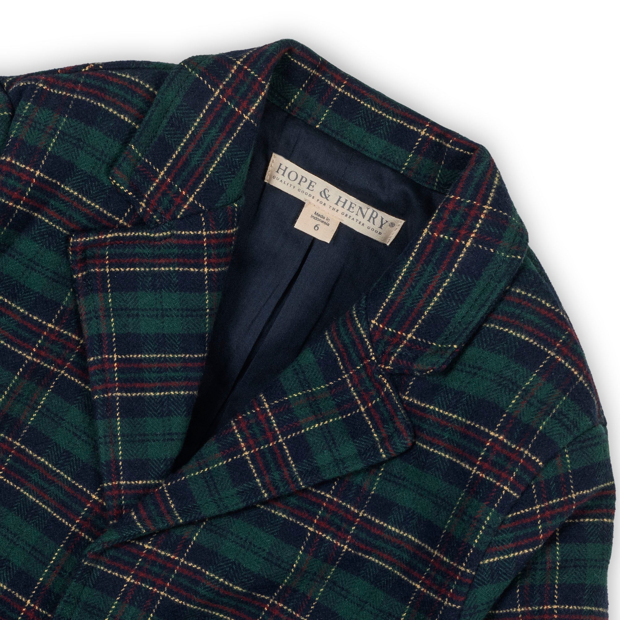 Organic Brushed Cotton Suit Jacket