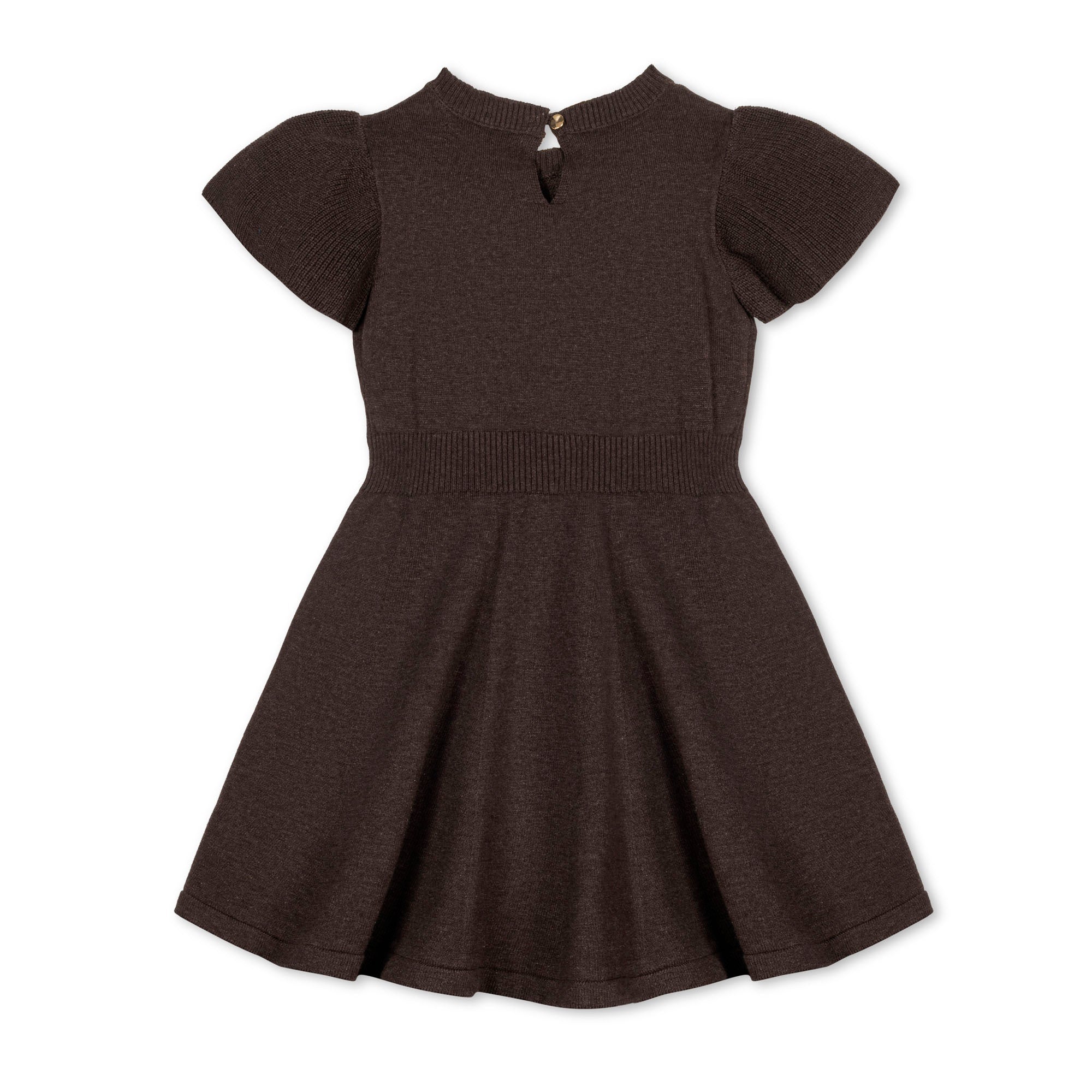Organic Flutter Sleeve Sweater Dress - Baby