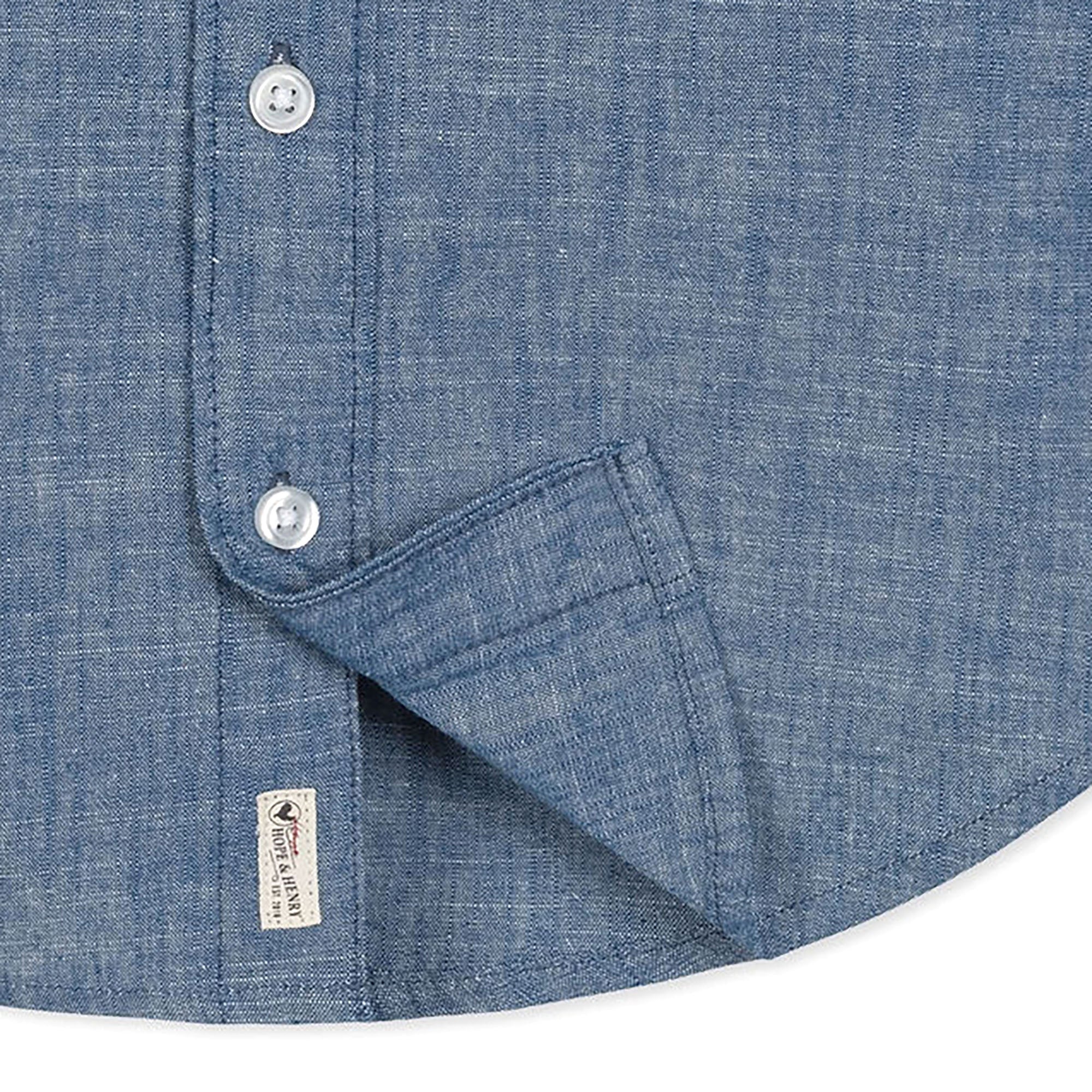 Organic Chambray Short Sleeve Shirt