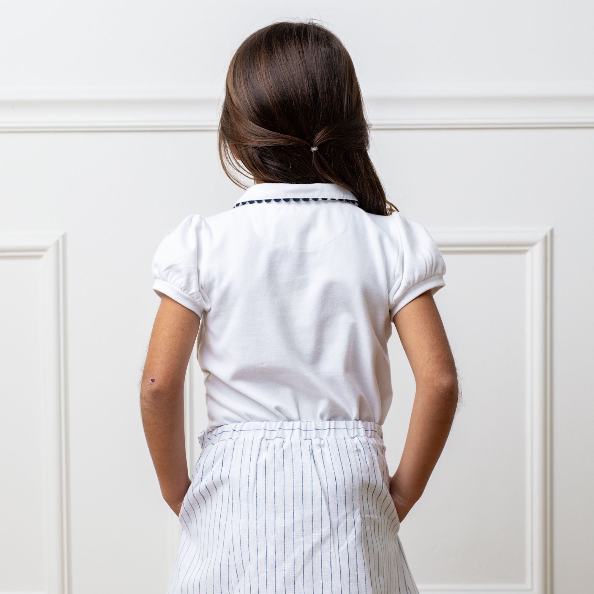 Organic Puff Sleeve Polo