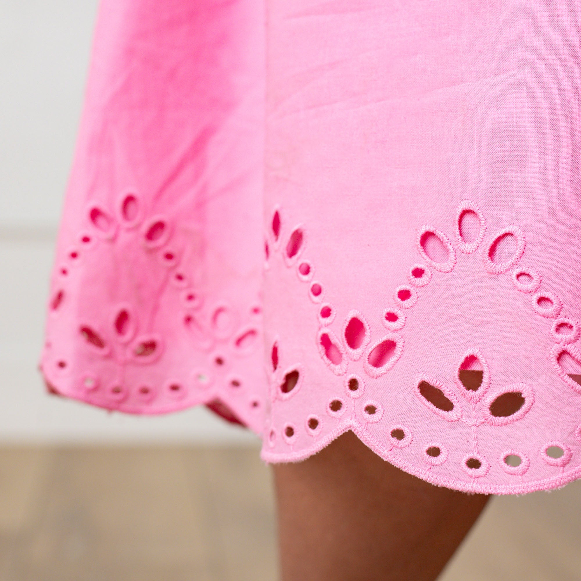 Organic Ruffle Collar Party Dress