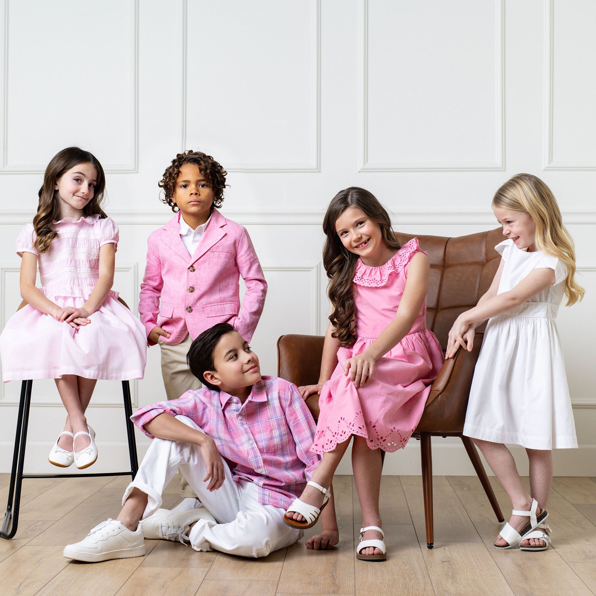 Organic Ruffle Collar Party Dress