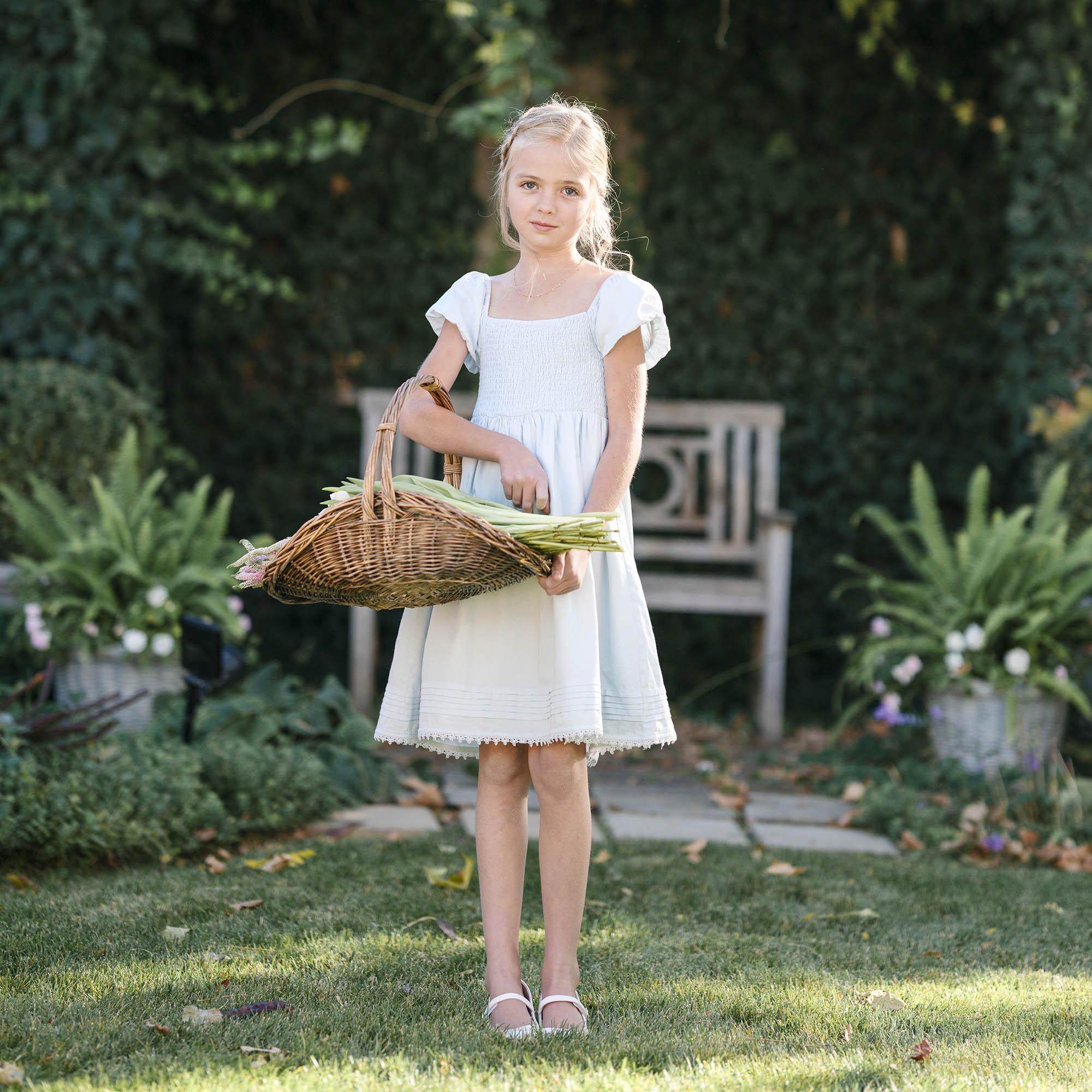 Organic Sateen Flower Girl Dress
