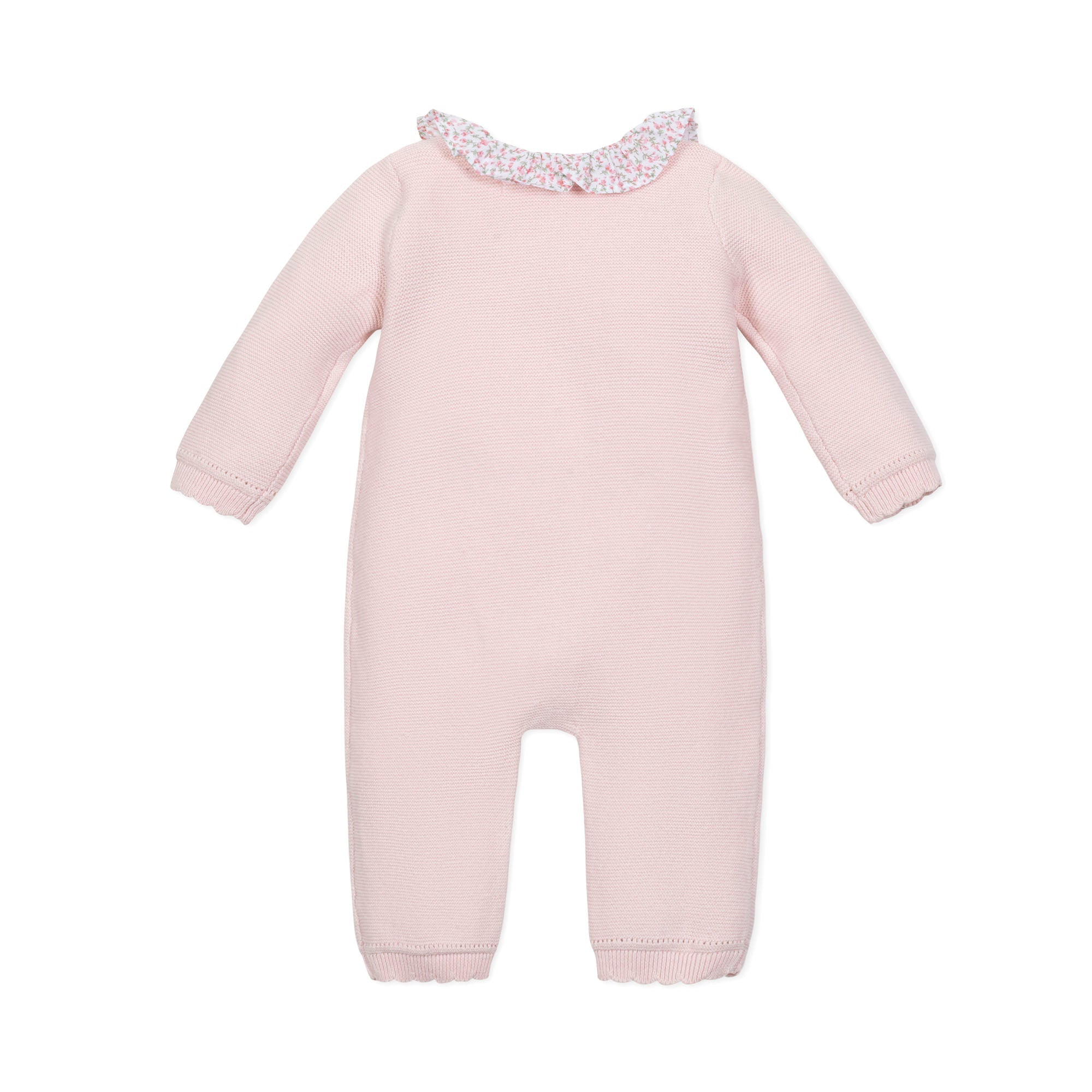 Hope & Henry Organic Ruffle Collar Sweater Romper