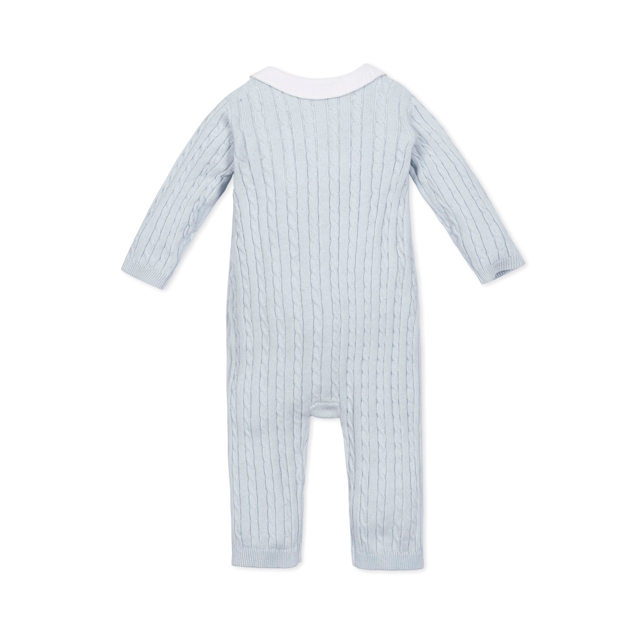 Hope & Henry Organic Peter Pan Collar Sweater Romper