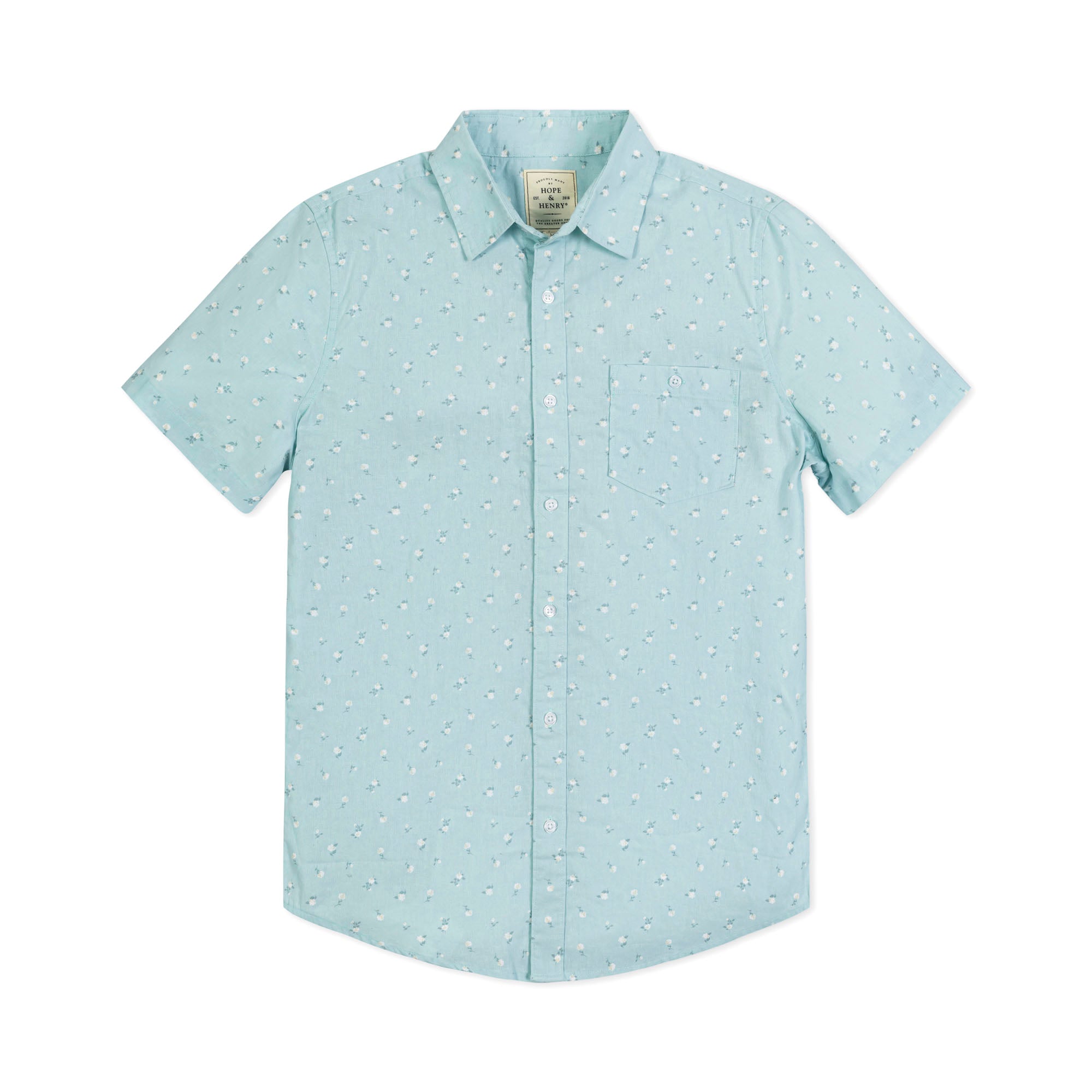 Linen Short Sleeve Button Down Shirt