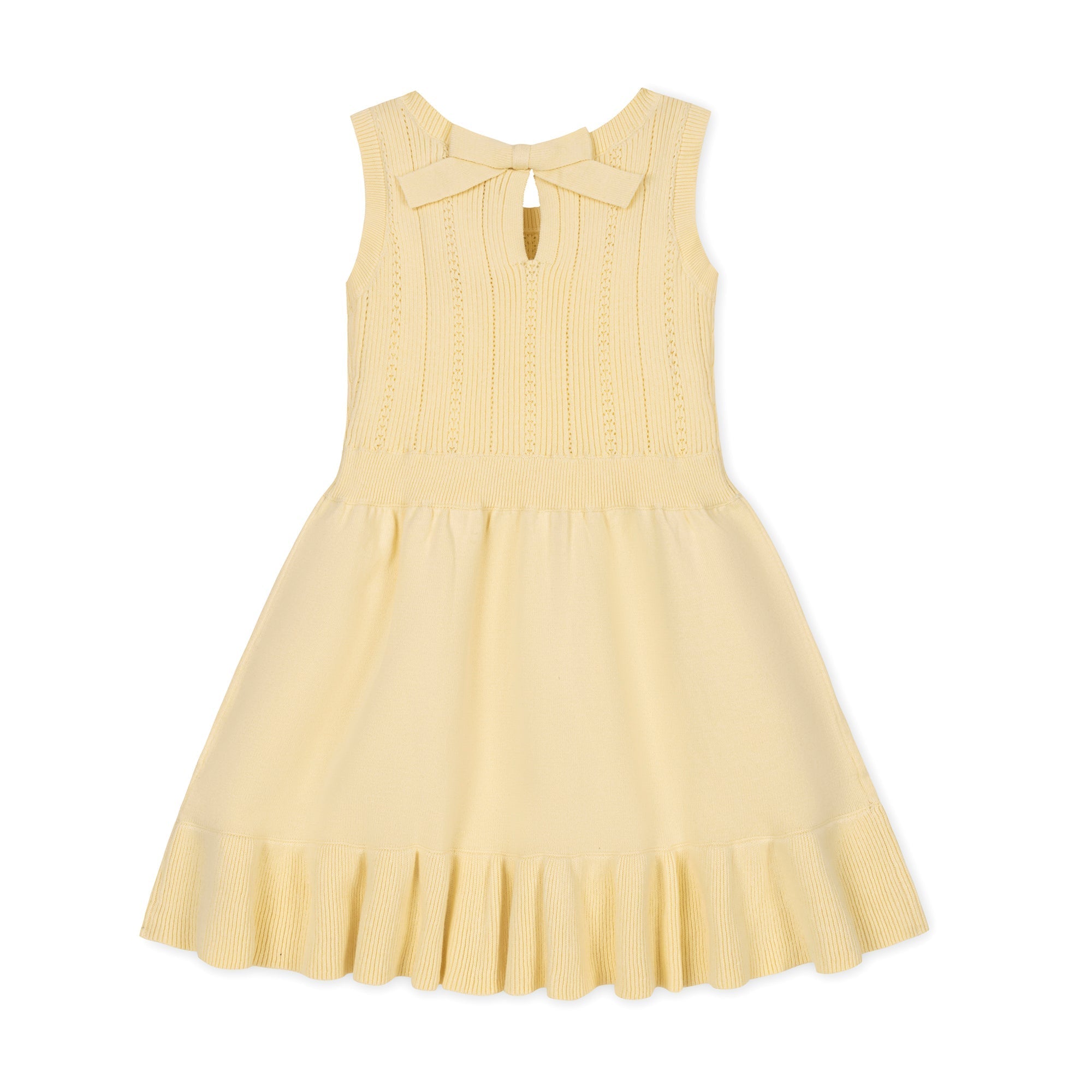 Organic Flounce Hem Sweater Dress