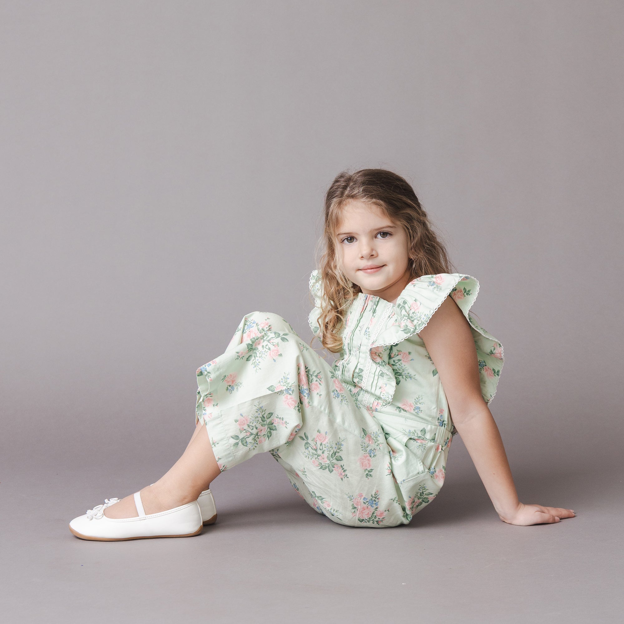 Organic Flutter Sleeve Jumpsuit