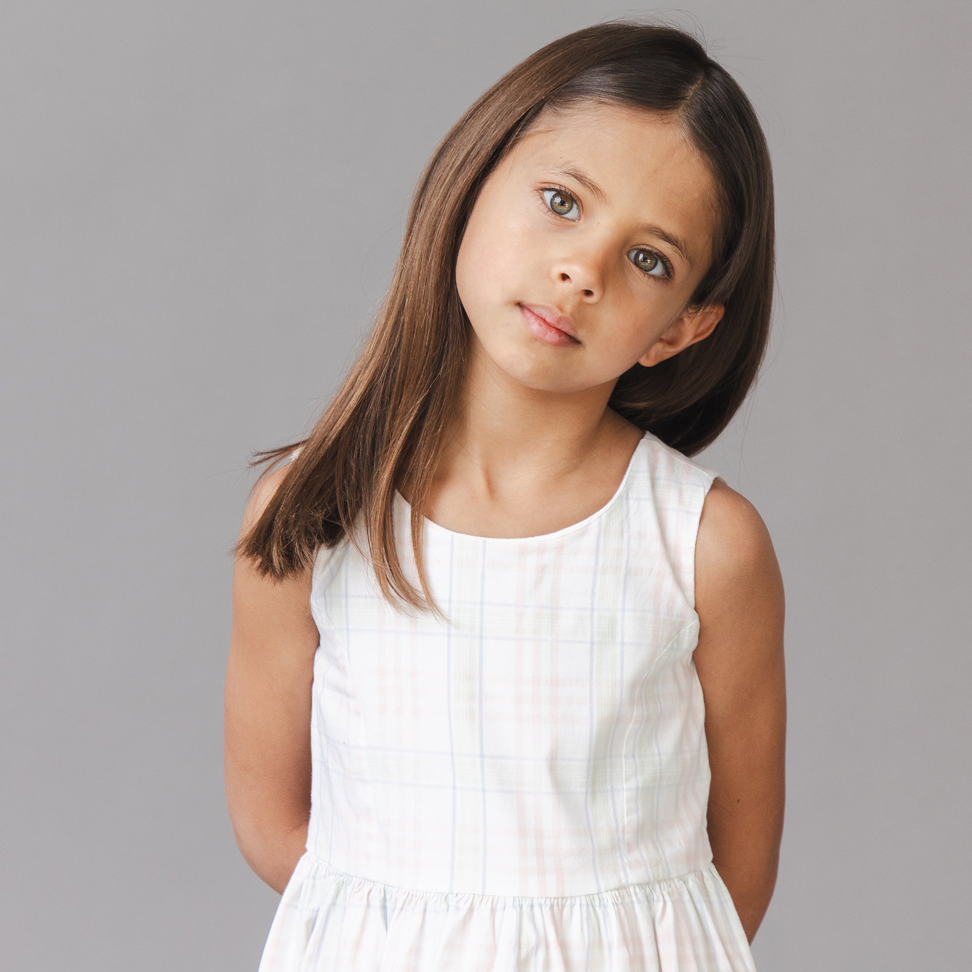 Organic Button Back Party Dress
