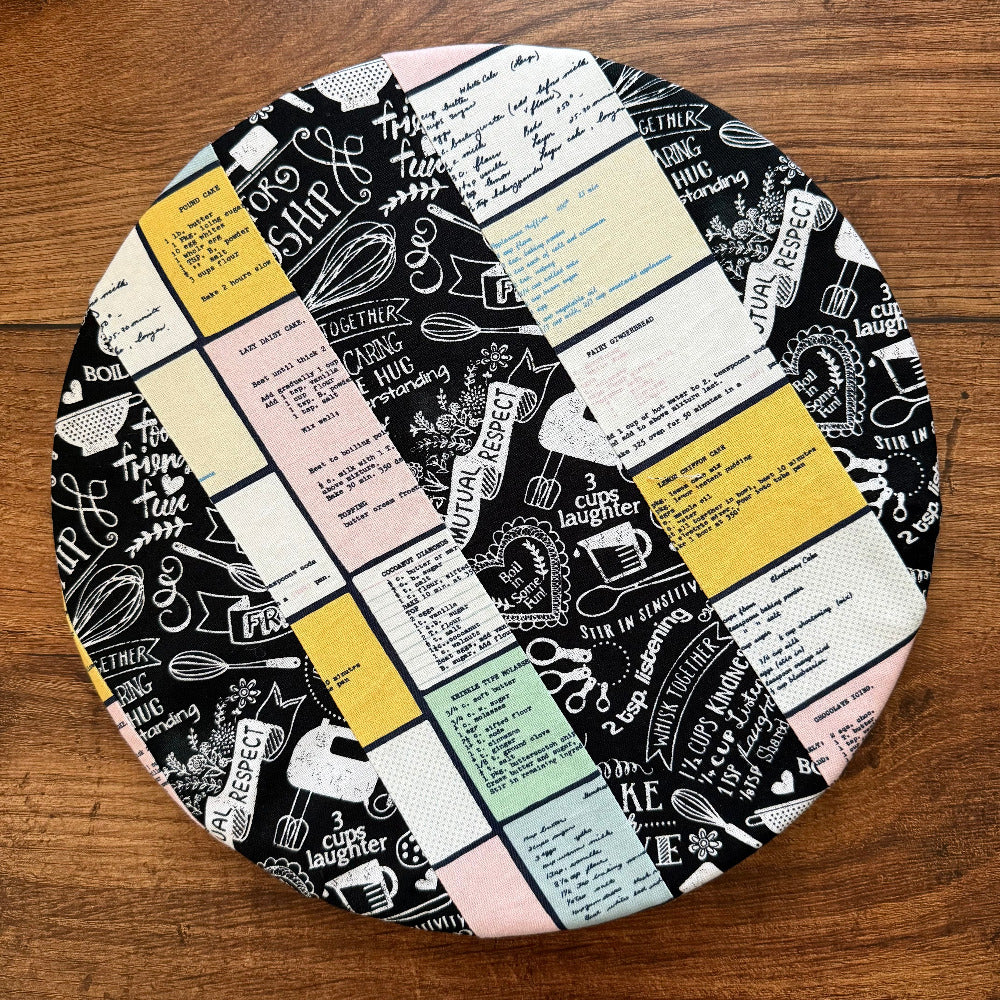 Medium cotton bowl & banneton cover — reusable, plastic-free, Five Oaks Farm