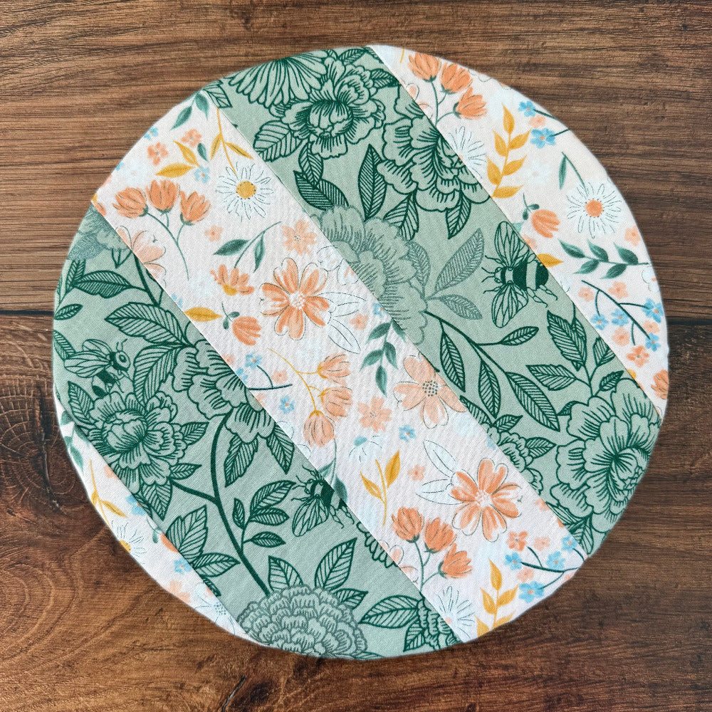 Small cotton bowl & banneton cover — reusable, plastic-free, Five Oaks Farm