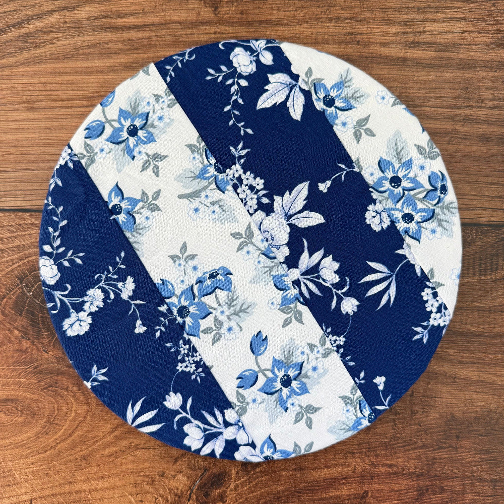 Handmade cotton bowl cover by Five Oaks Farm — reusable, plastic-free