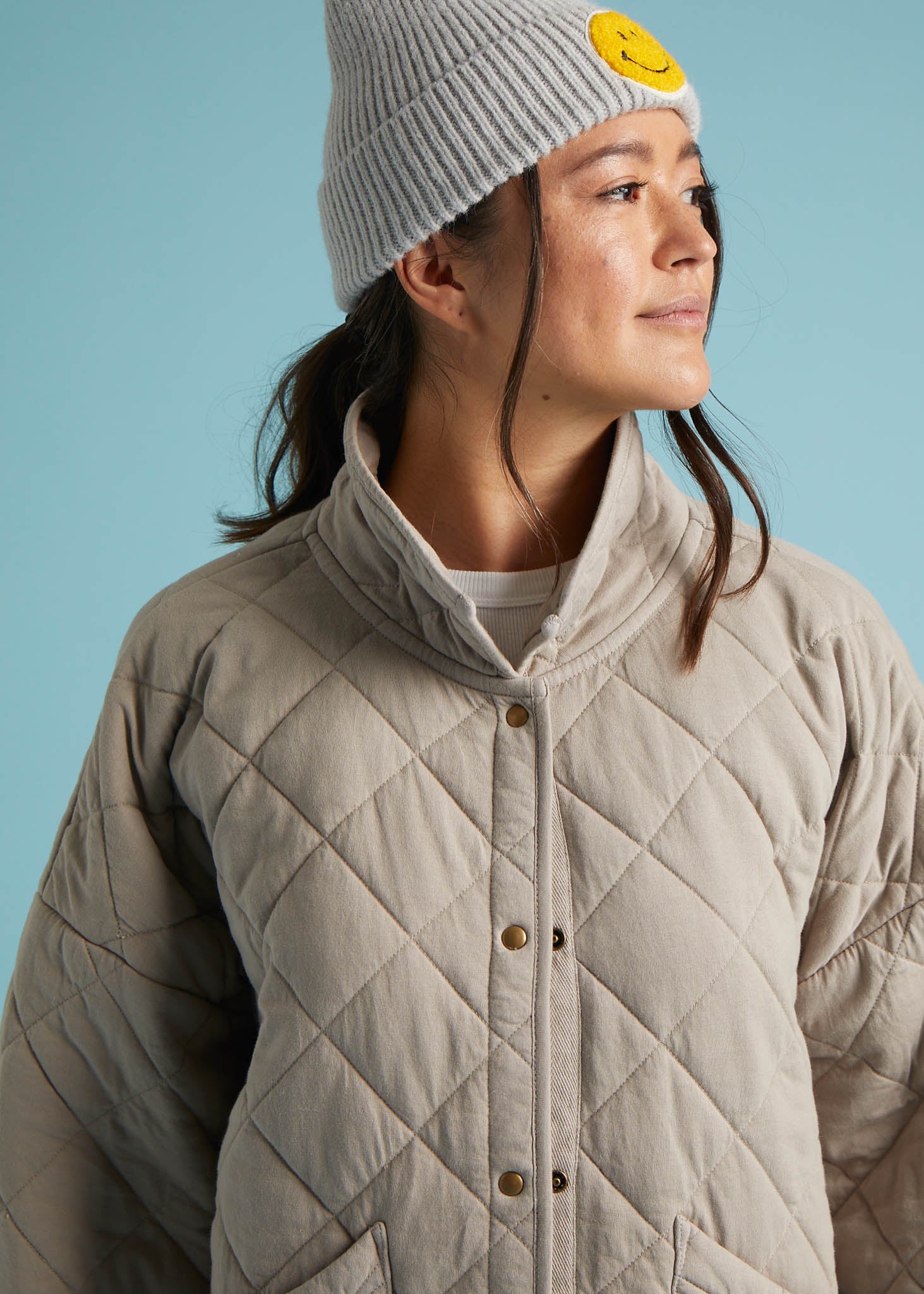 Countryside Quilted Jacket - Pebble