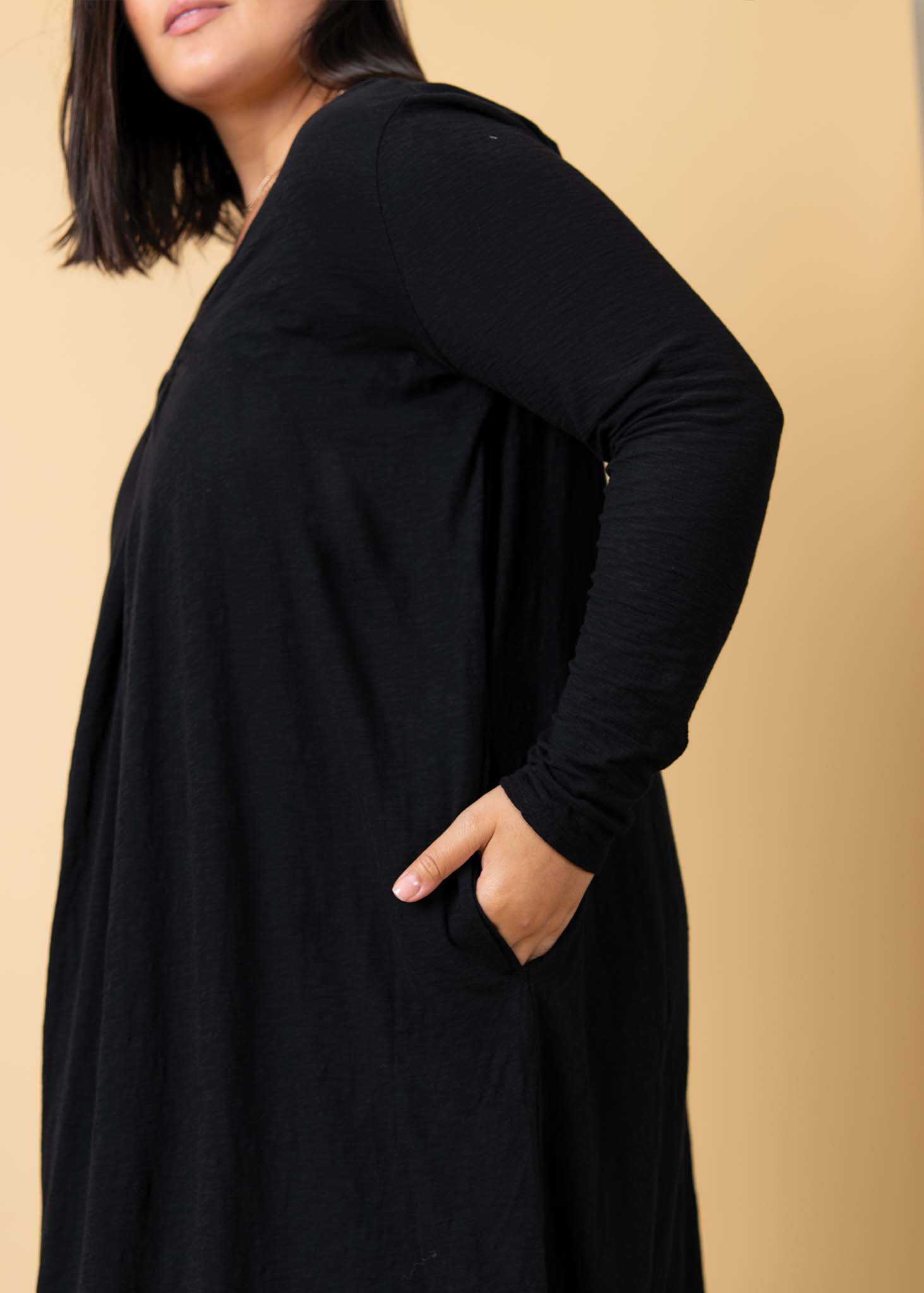 Be Clever Duo Dress - Black