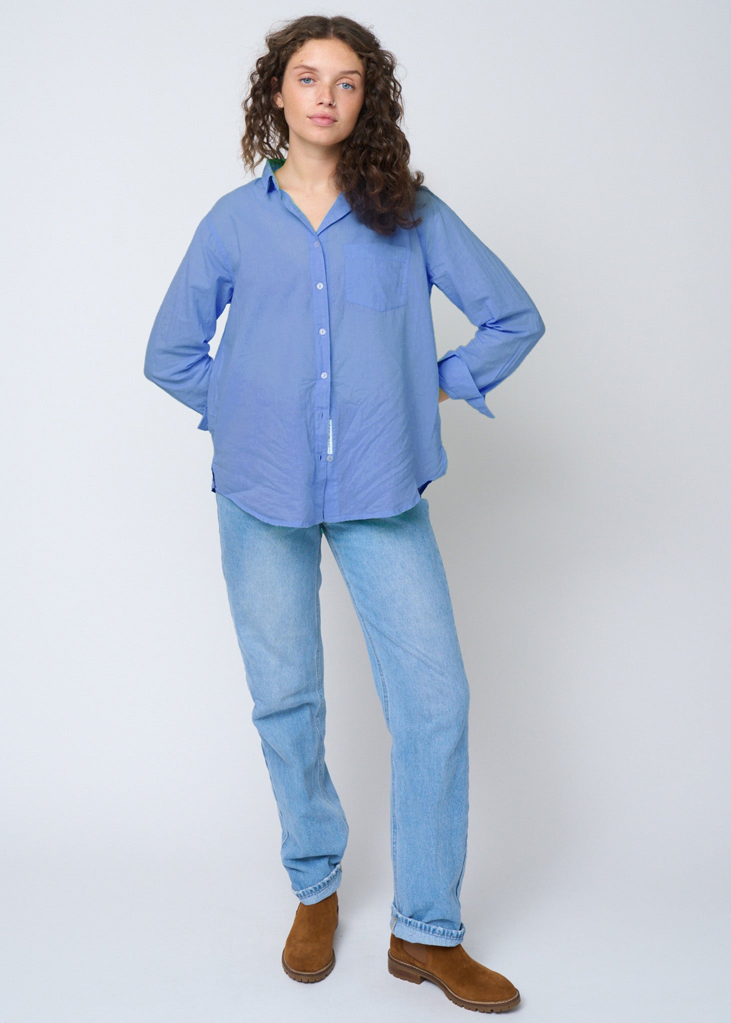 Good Boyfriend Shirt - Bluebird