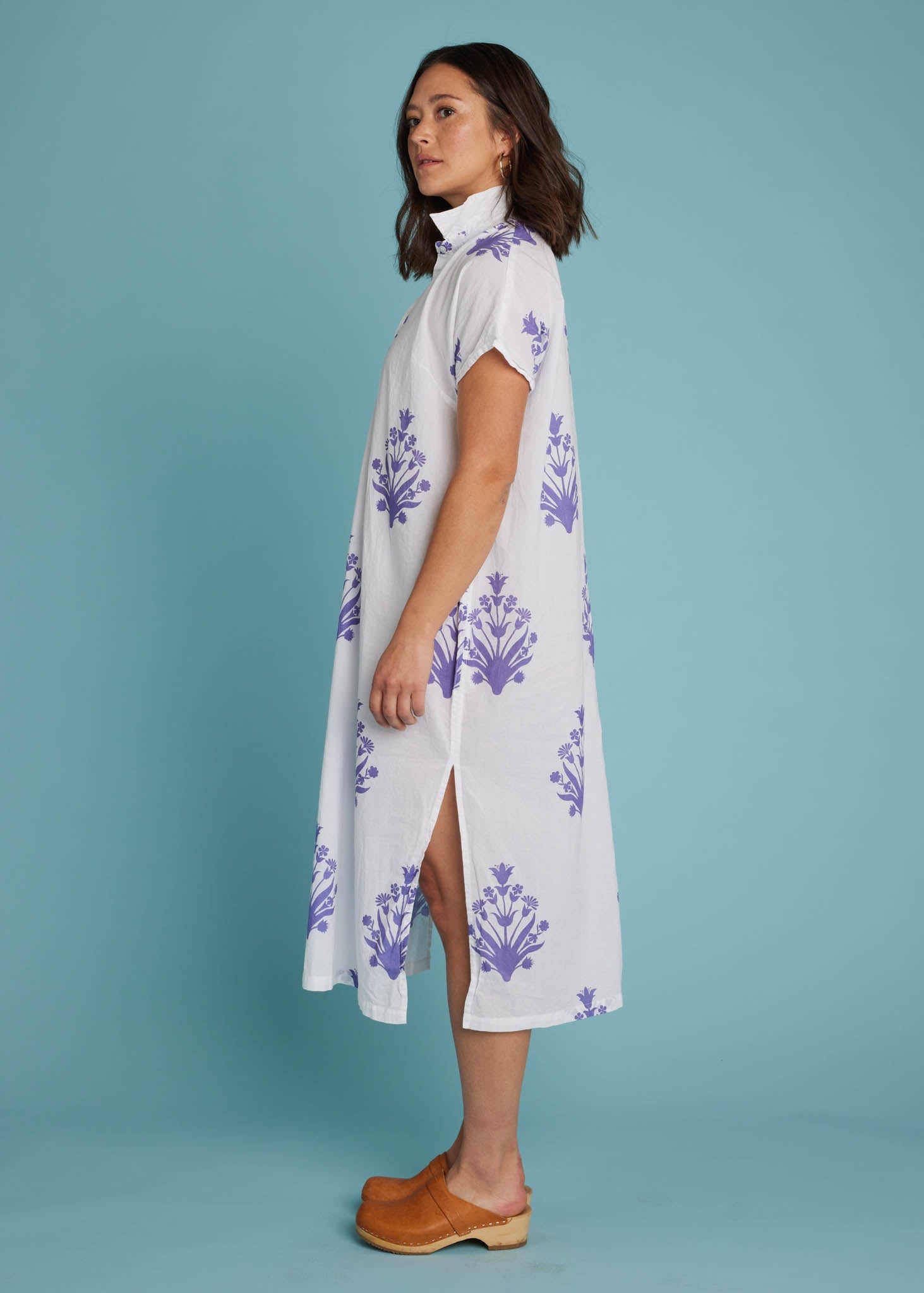 Scout Caftan - Cameo Floral Coastal Purple