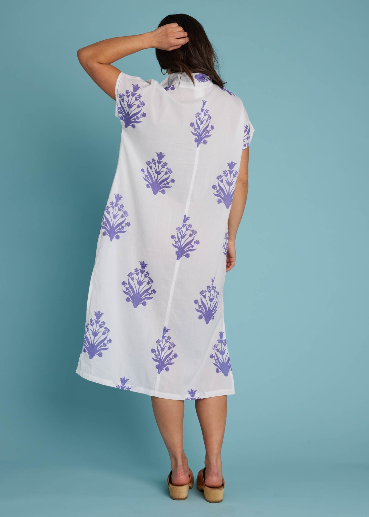 Scout Caftan - Cameo Floral Coastal Purple