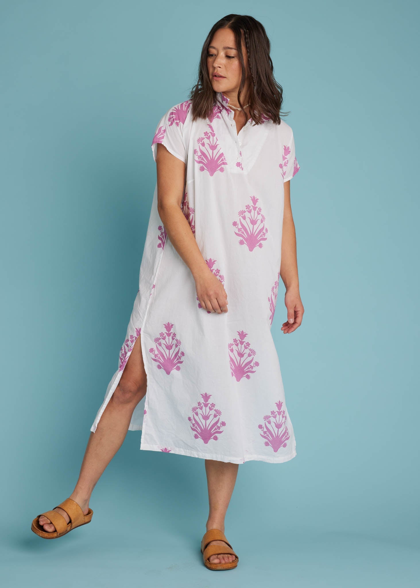 Scout Caftan - Cameo Floral Dahlia