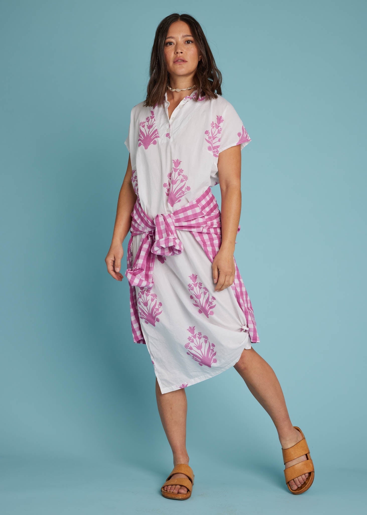Scout Caftan - Cameo Floral Dahlia