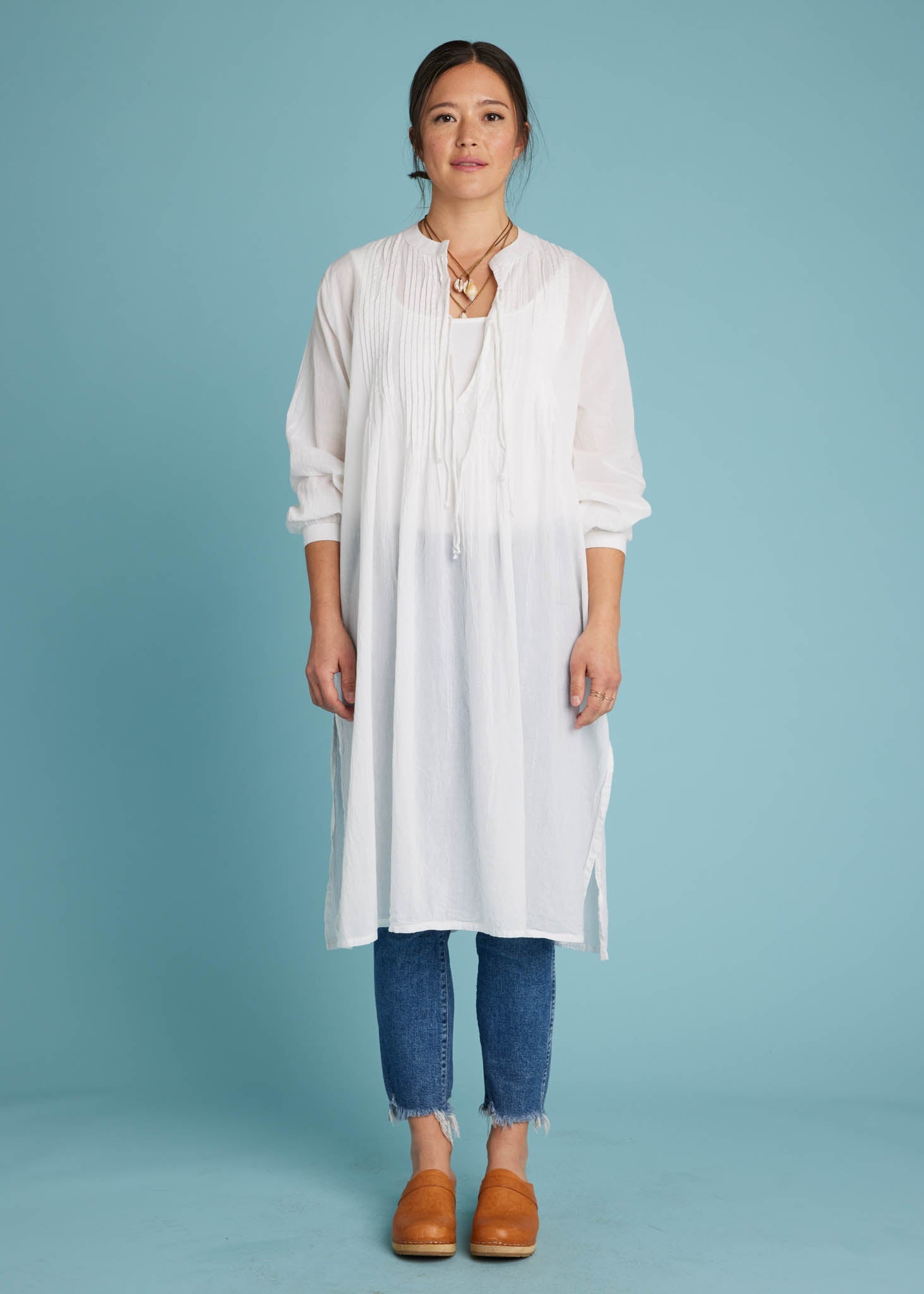 Byron Bay Caftan - White