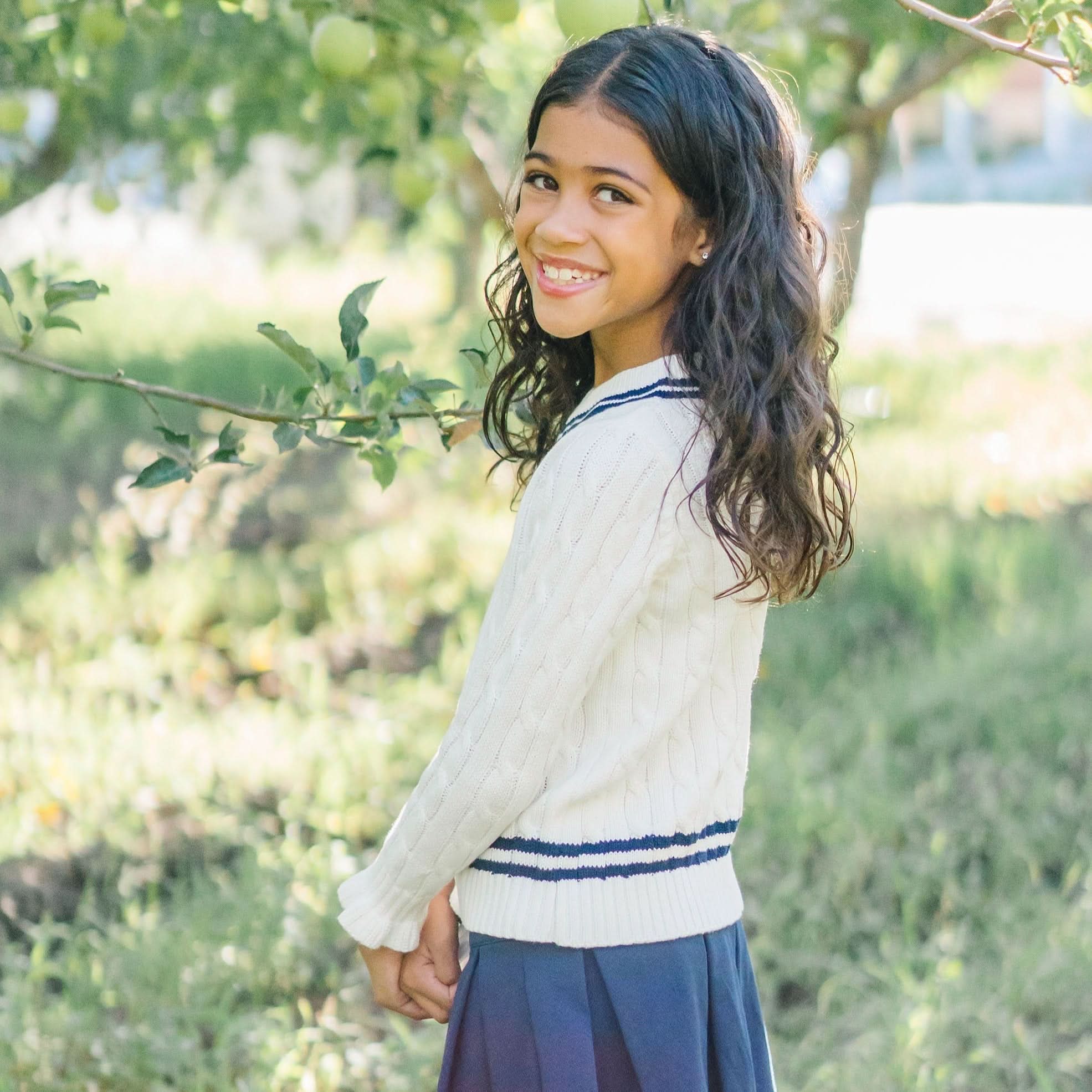 Ruffle Cuff Cricket Sweater