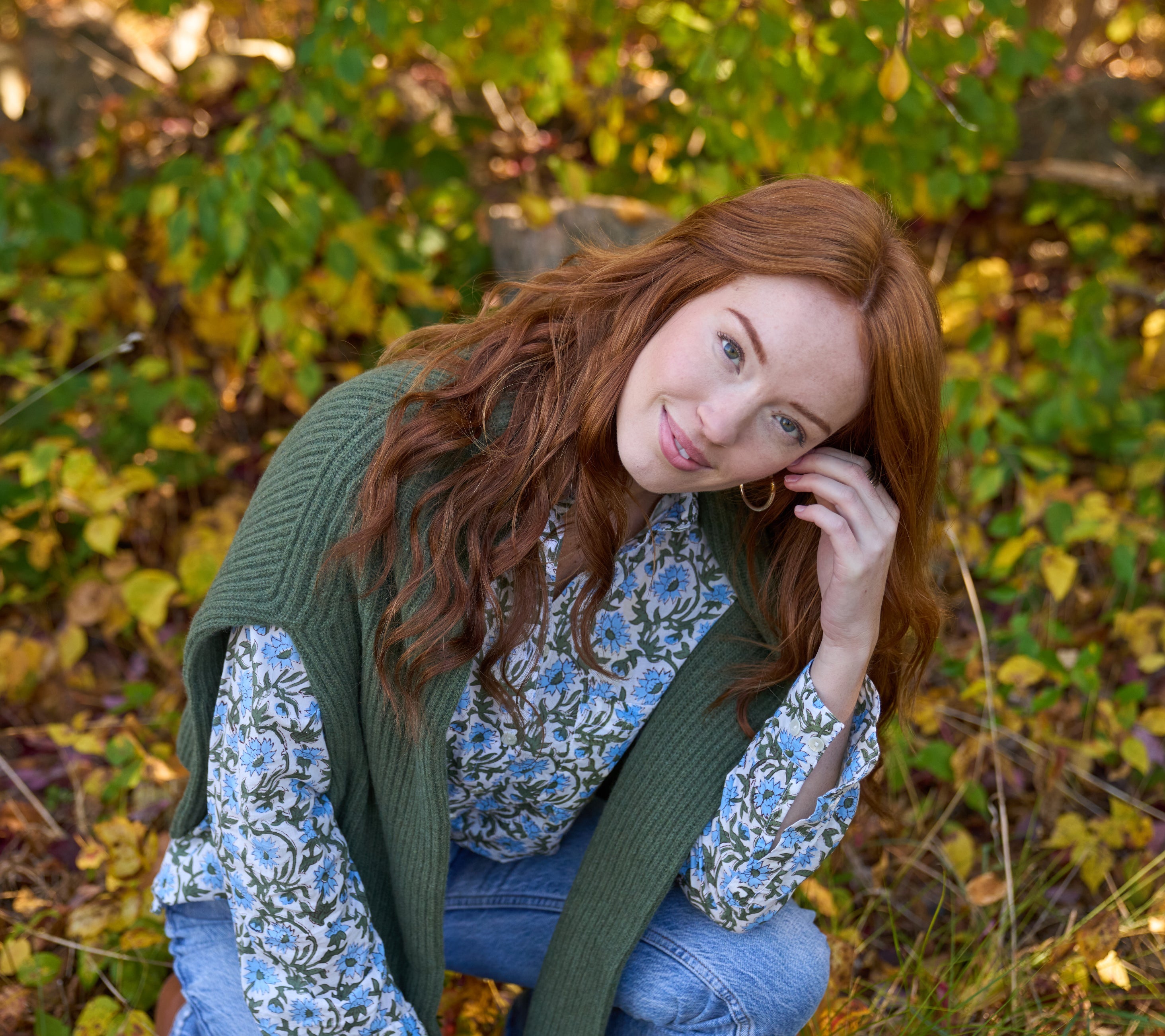Good Boyfriend Shirt - Darlington Floral Bluebird