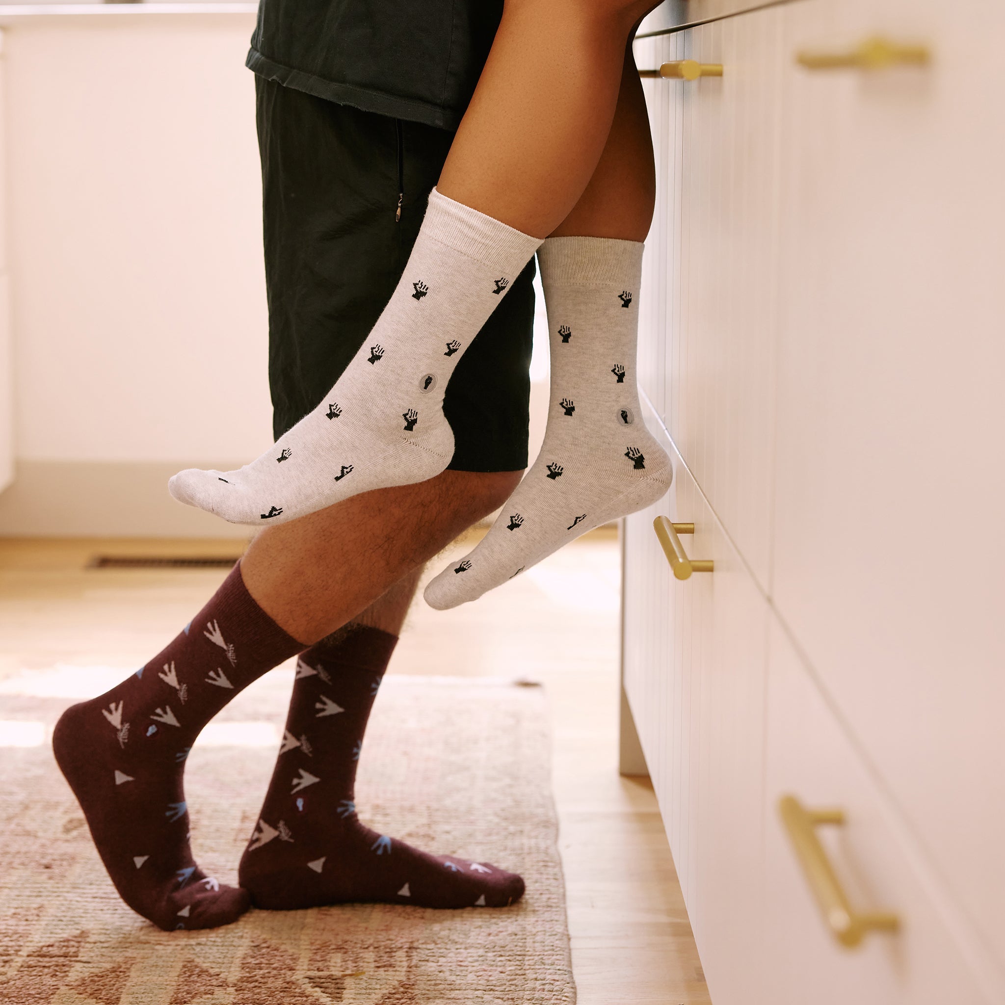 Fight for Equality Gift Box — organic cotton crew socks inspired by peace and hope, gives back