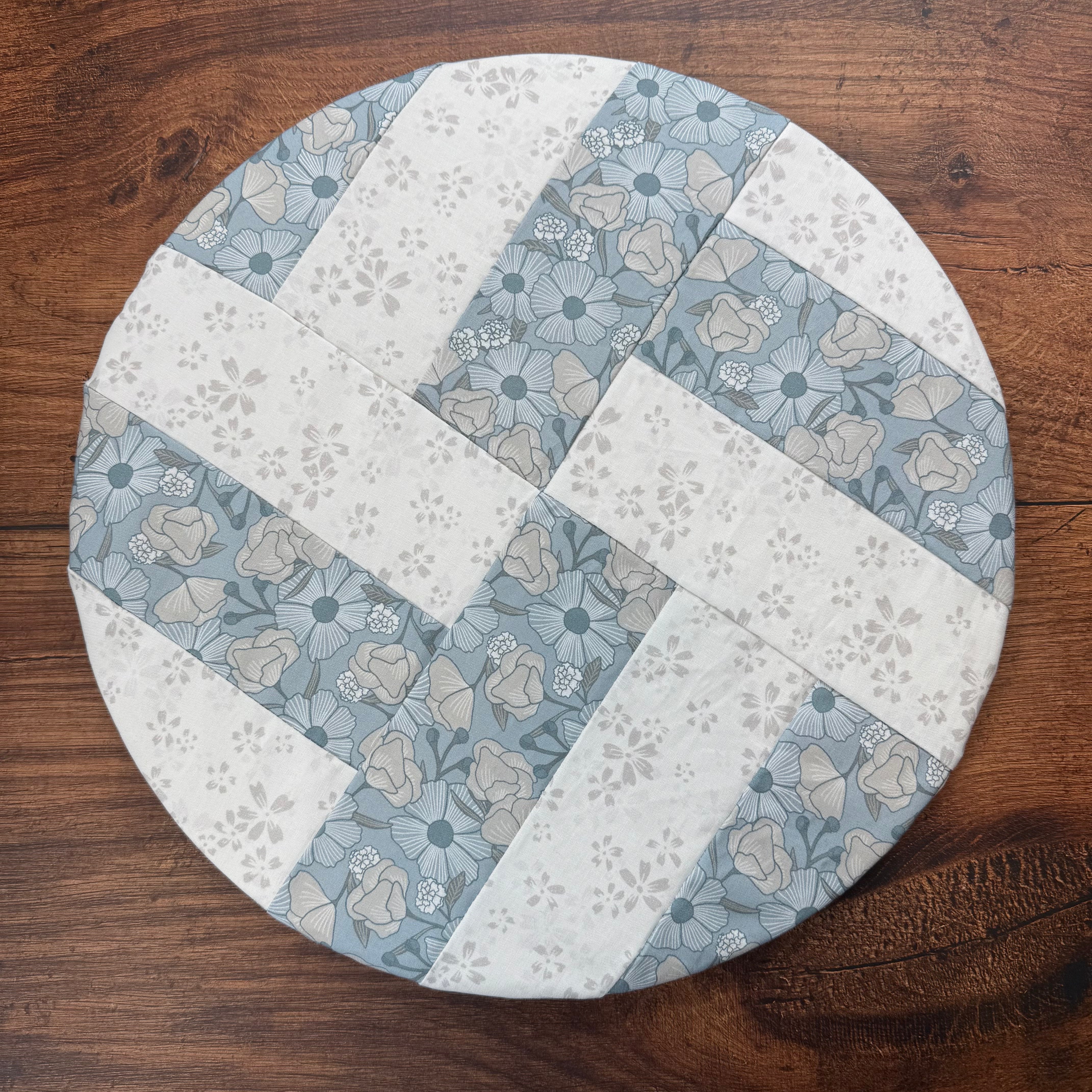 Large cotton bowl cover by Five Oaks Farm — reusable, plastic-free