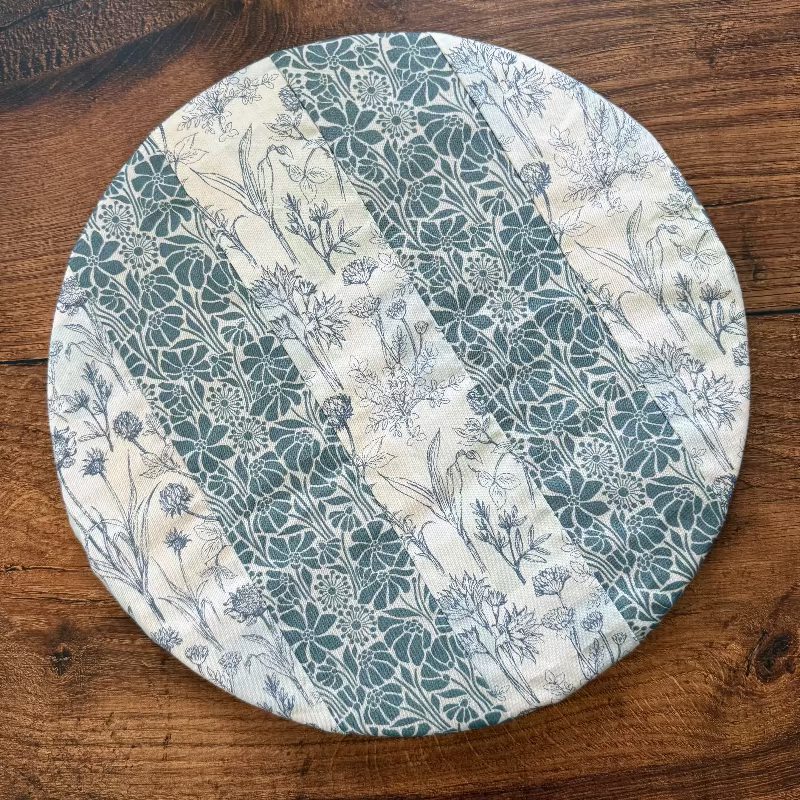 Medium cotton bowl & banneton cover — reusable, plastic-free, Five Oaks Farm