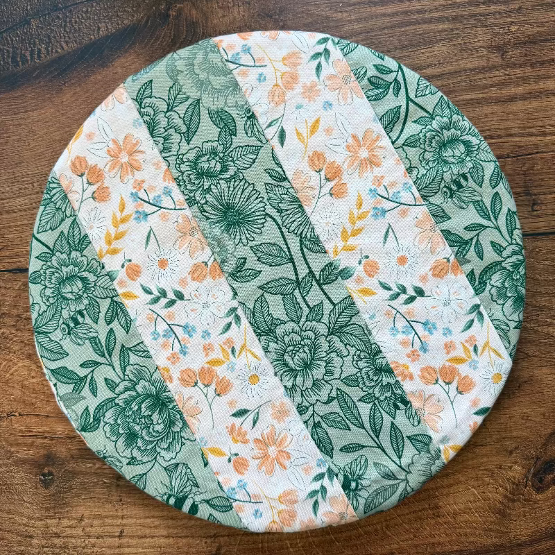 Medium cotton bowl & banneton cover — reusable, plastic-free, Five Oaks Farm