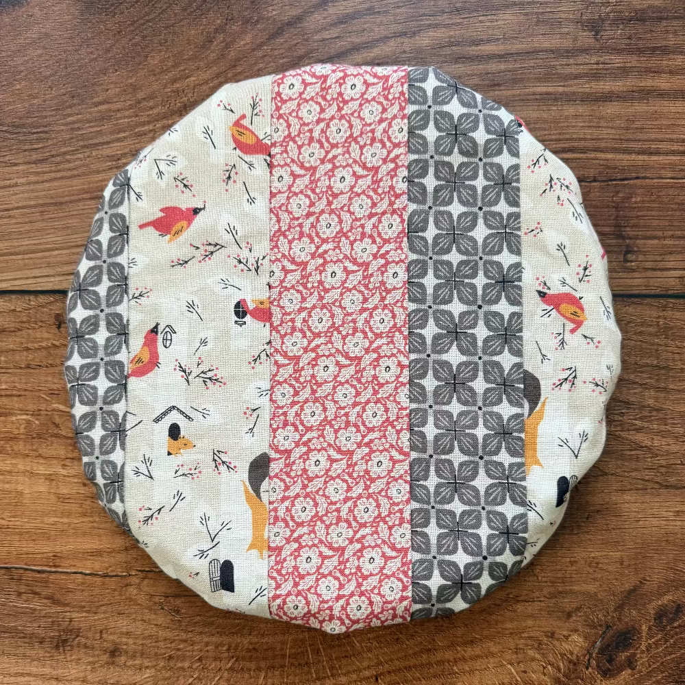 Small cotton bowl & banneton cover — reusable, plastic-free, Five Oaks Farm
