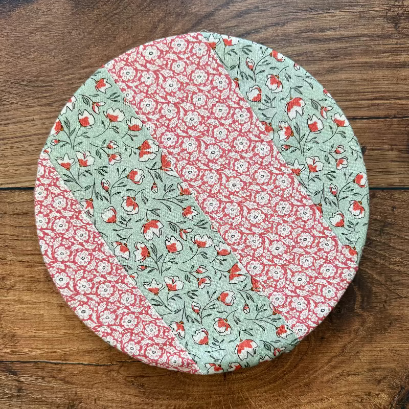 Small cotton bowl & banneton cover — reusable, plastic-free, Five Oaks Farm